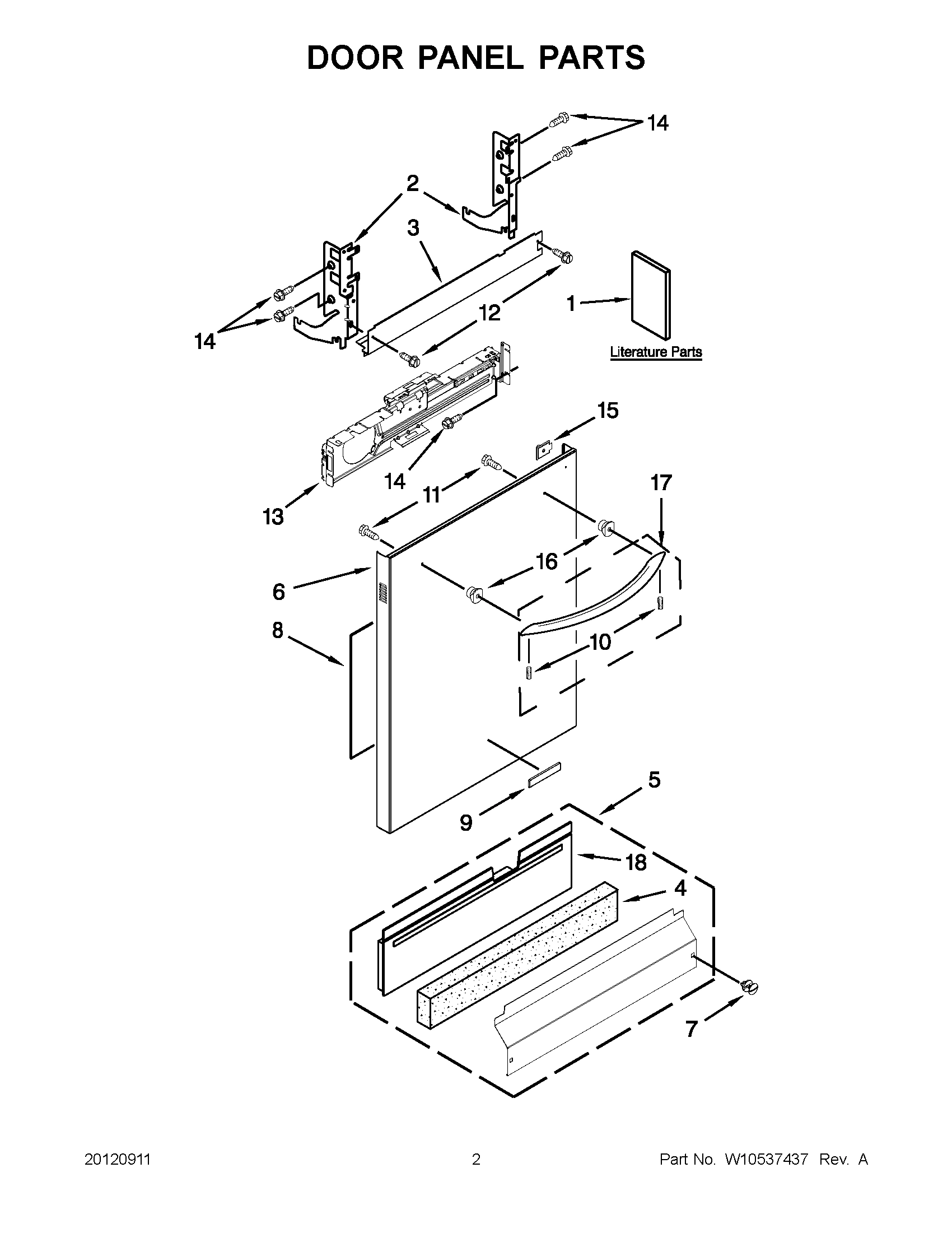 01 - DOOR PANEL PARTS