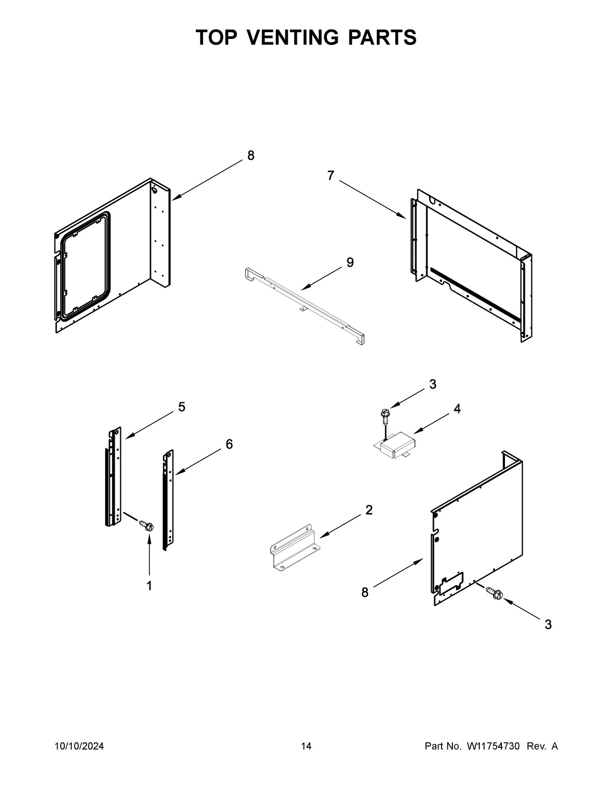 08 - TOP VENTING PARTS