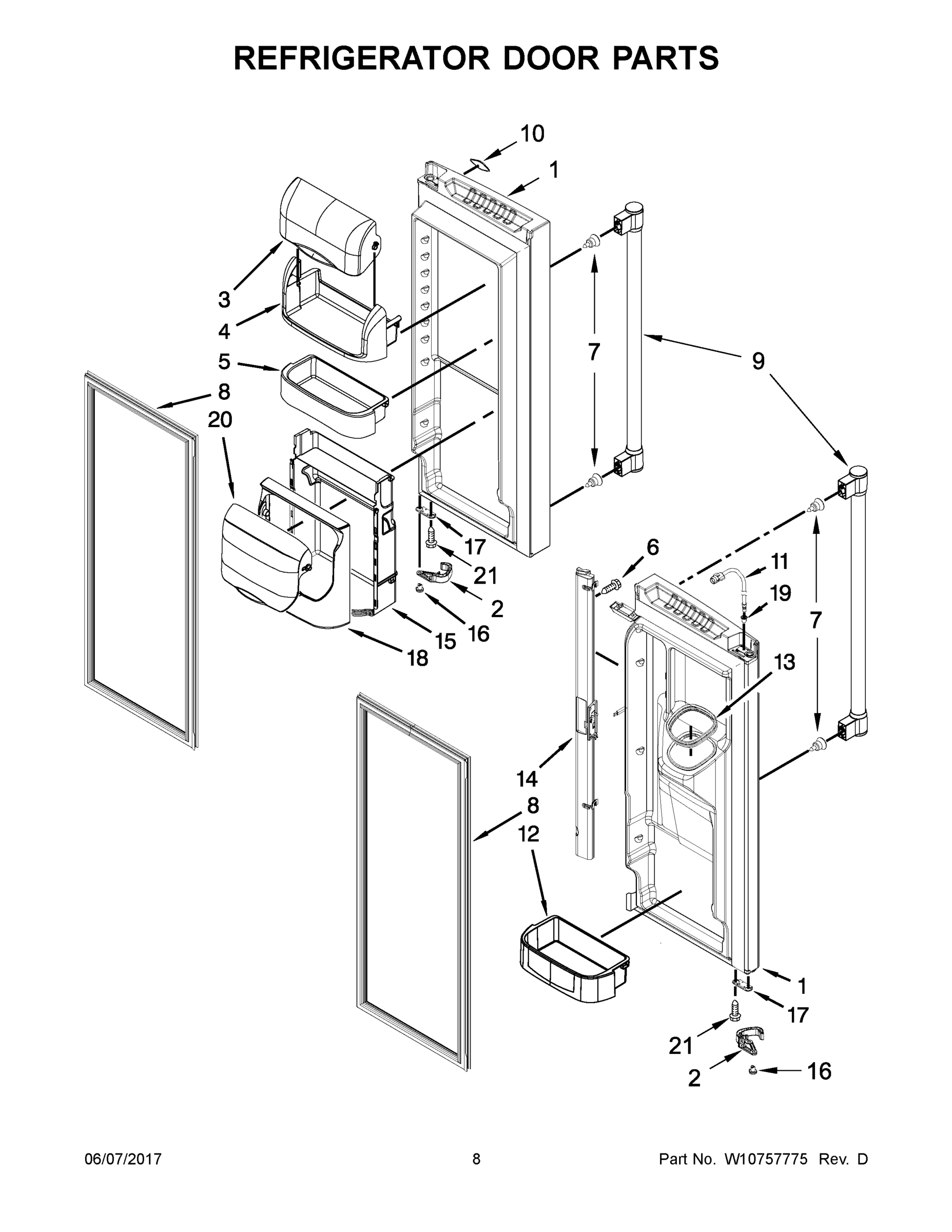 05 - REFRIGERATOR DOOR PARTS