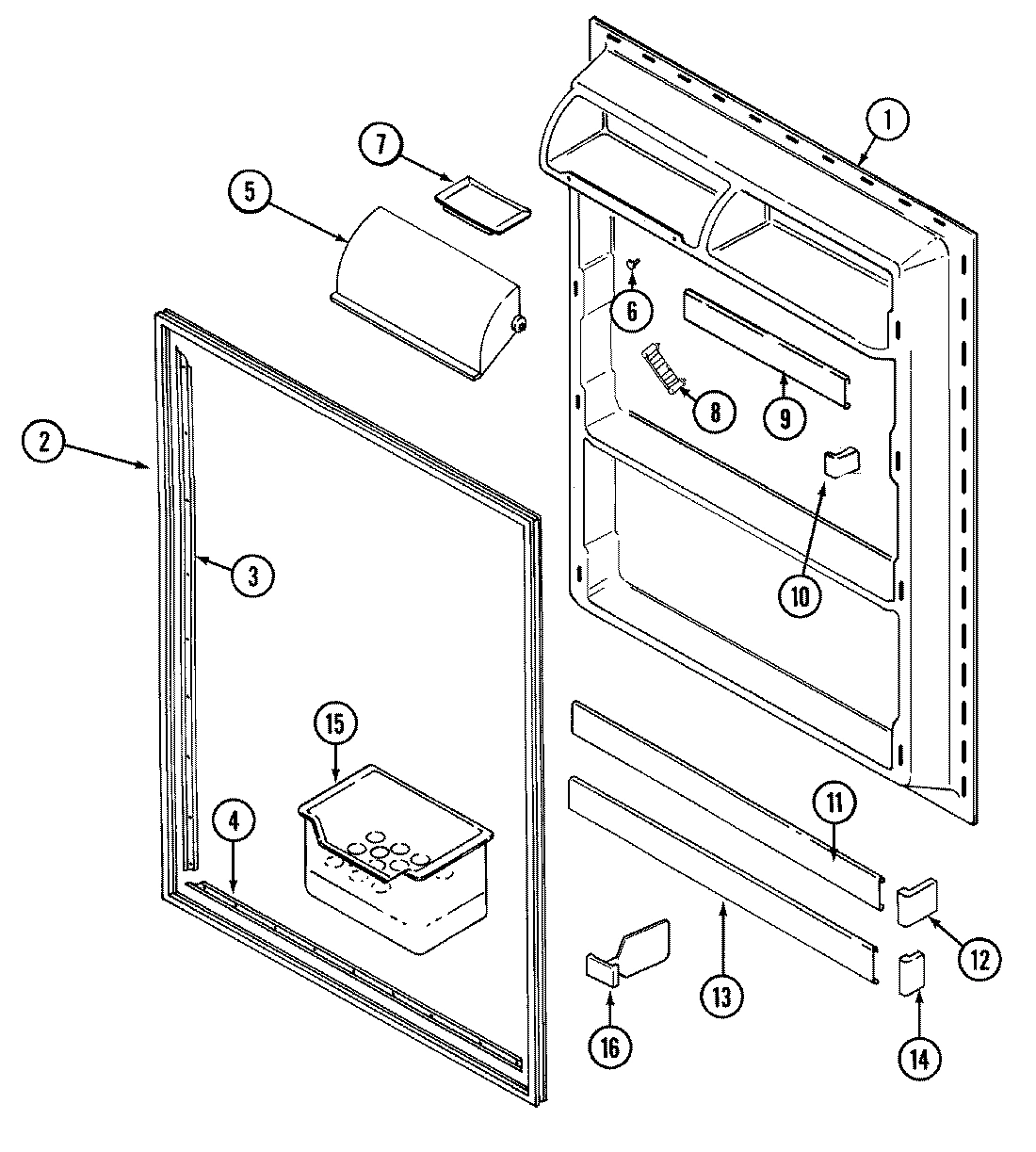 05 - FRESH FOOD INNER DOOR