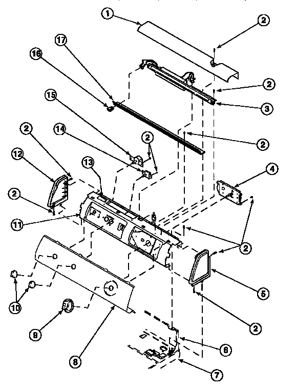 08 - GRAPHIC PANEL, CONTROL HOOD AND CONTROLS