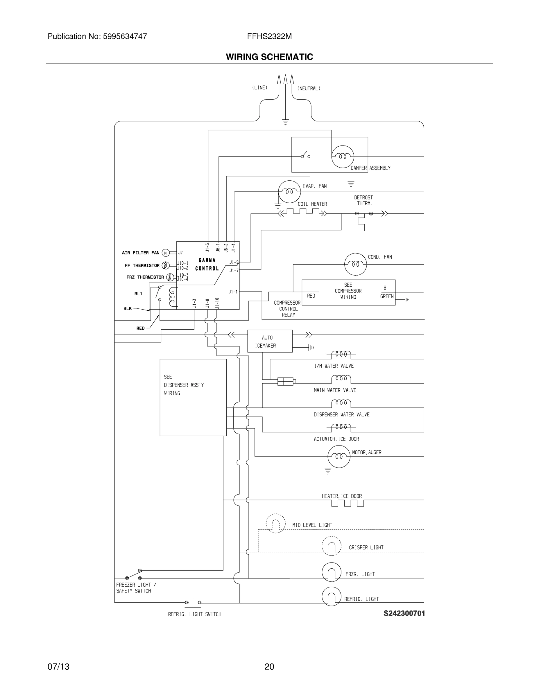 20 - WIRING SCHEMATIC