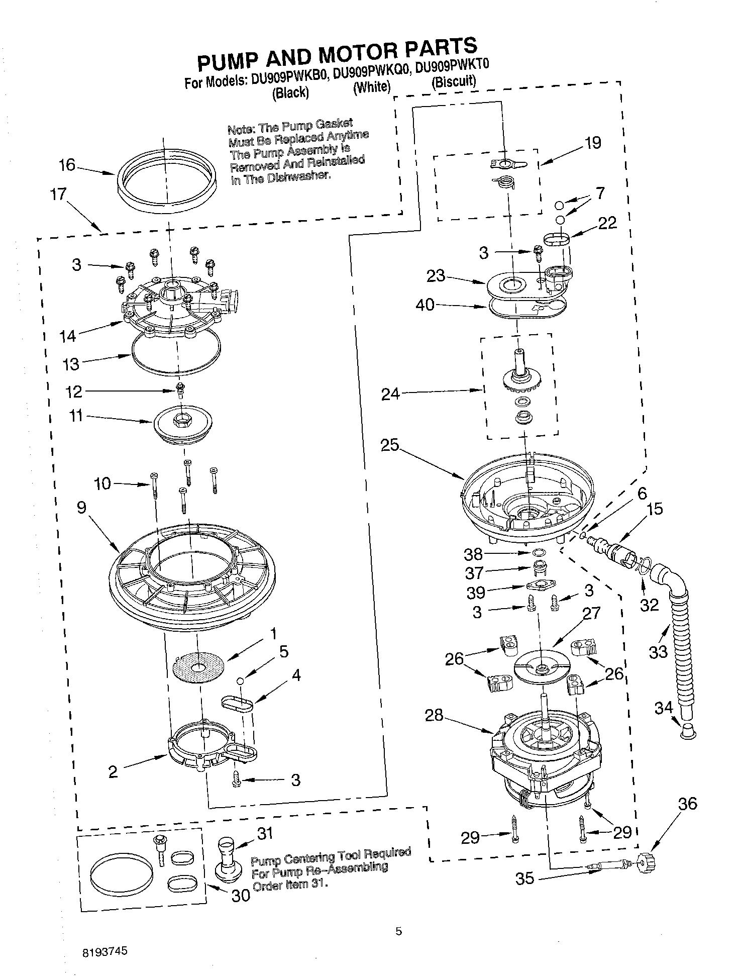 04 - PUMP AND MOTOR PARTS