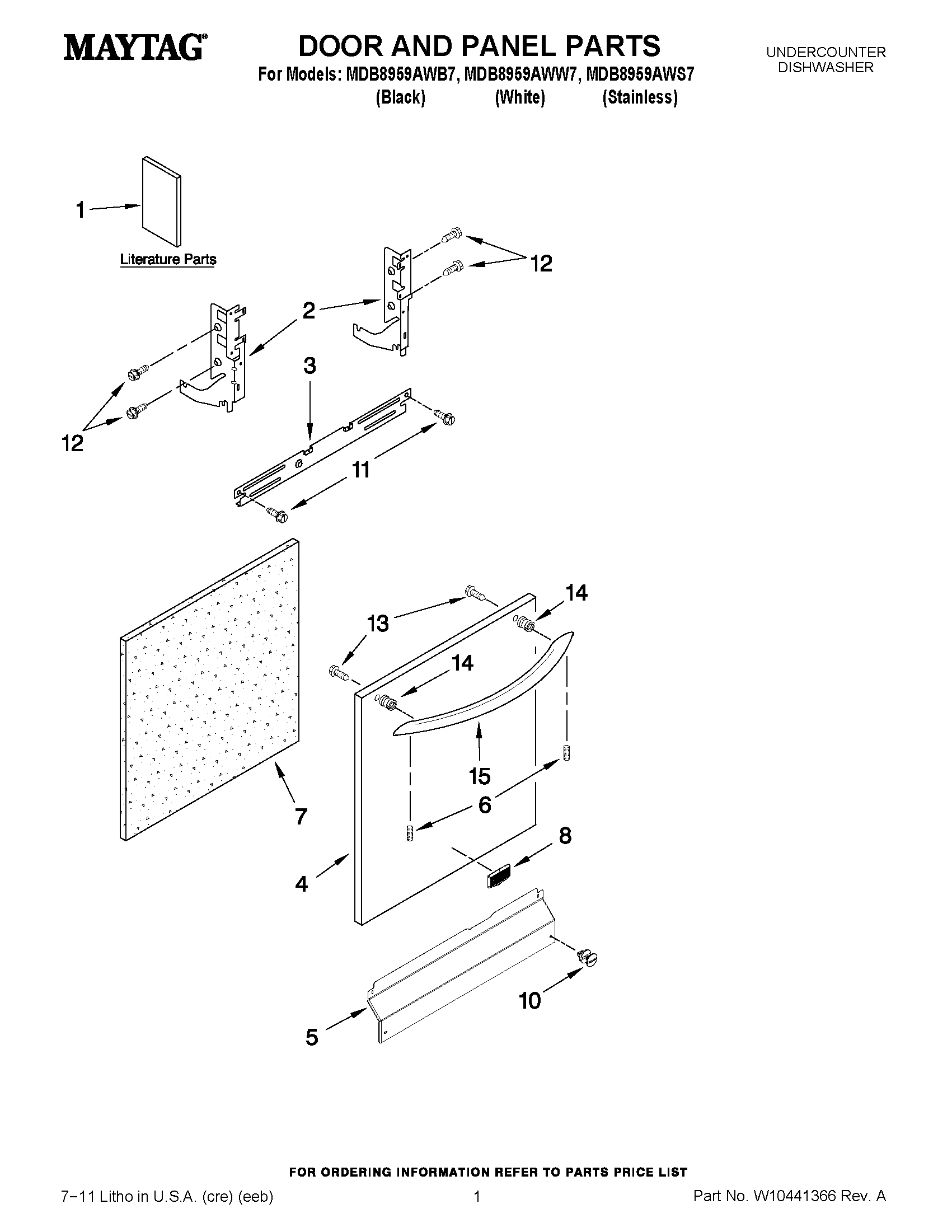 01 - DOOR AND PANEL PARTS