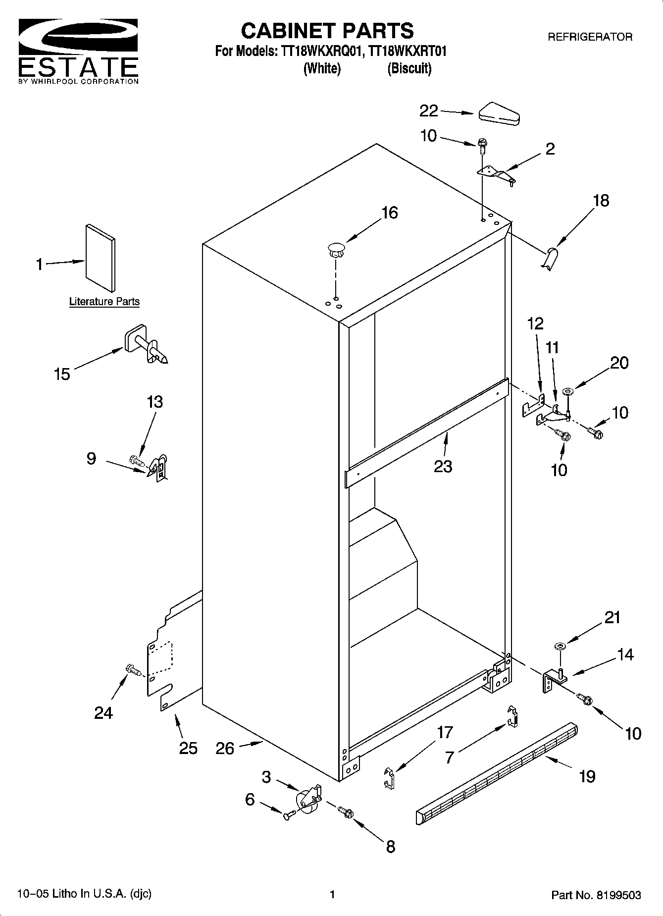 01 - CABINET PARTS