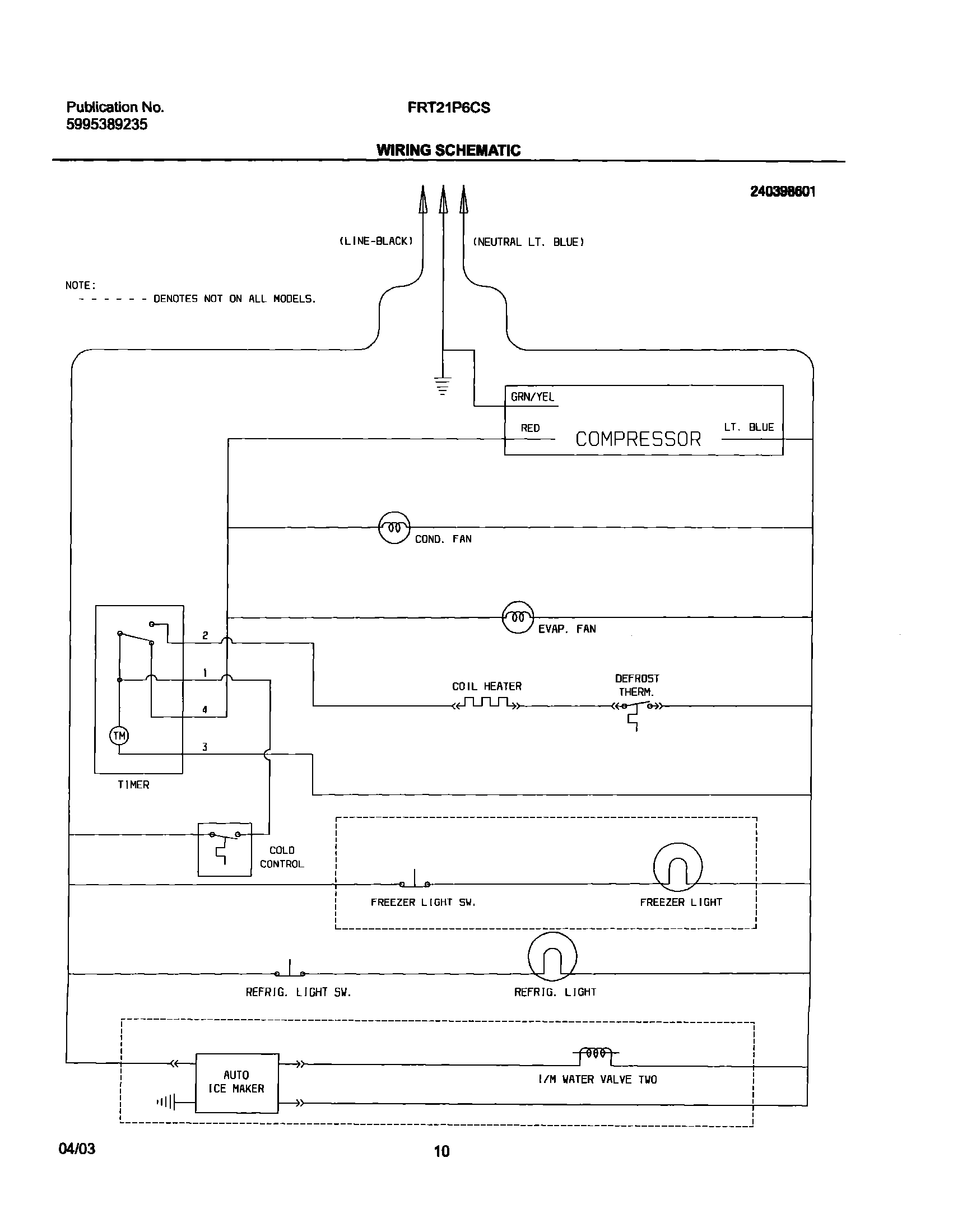 10 - WIRING SCHEMATIC