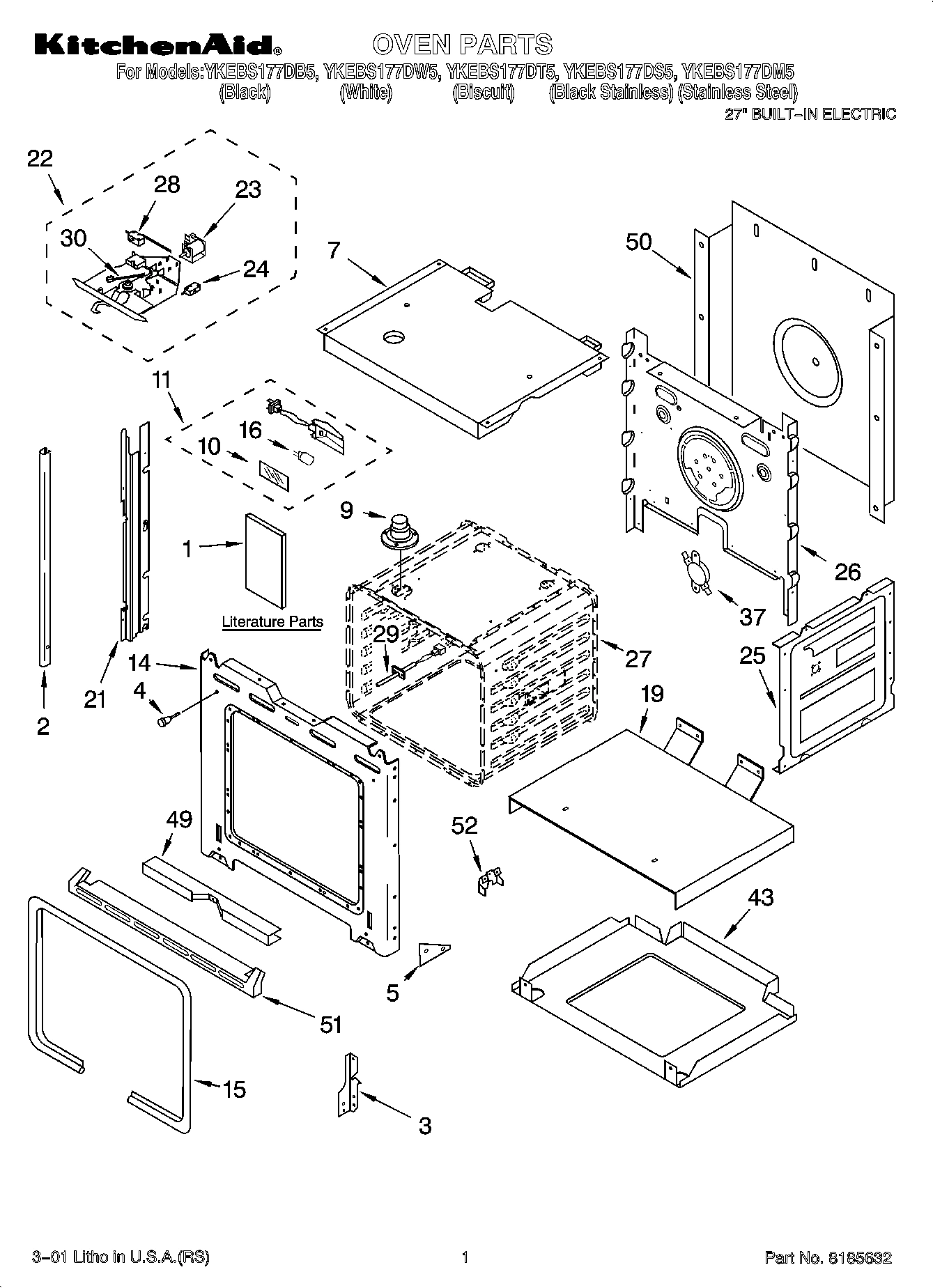 01 - OVEN PARTS