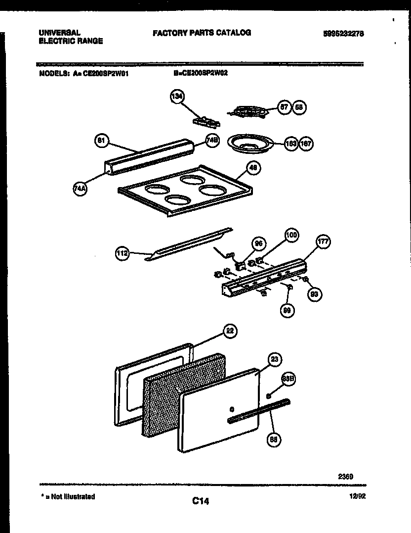 02 - COOKTOP AND DOOR PARTS