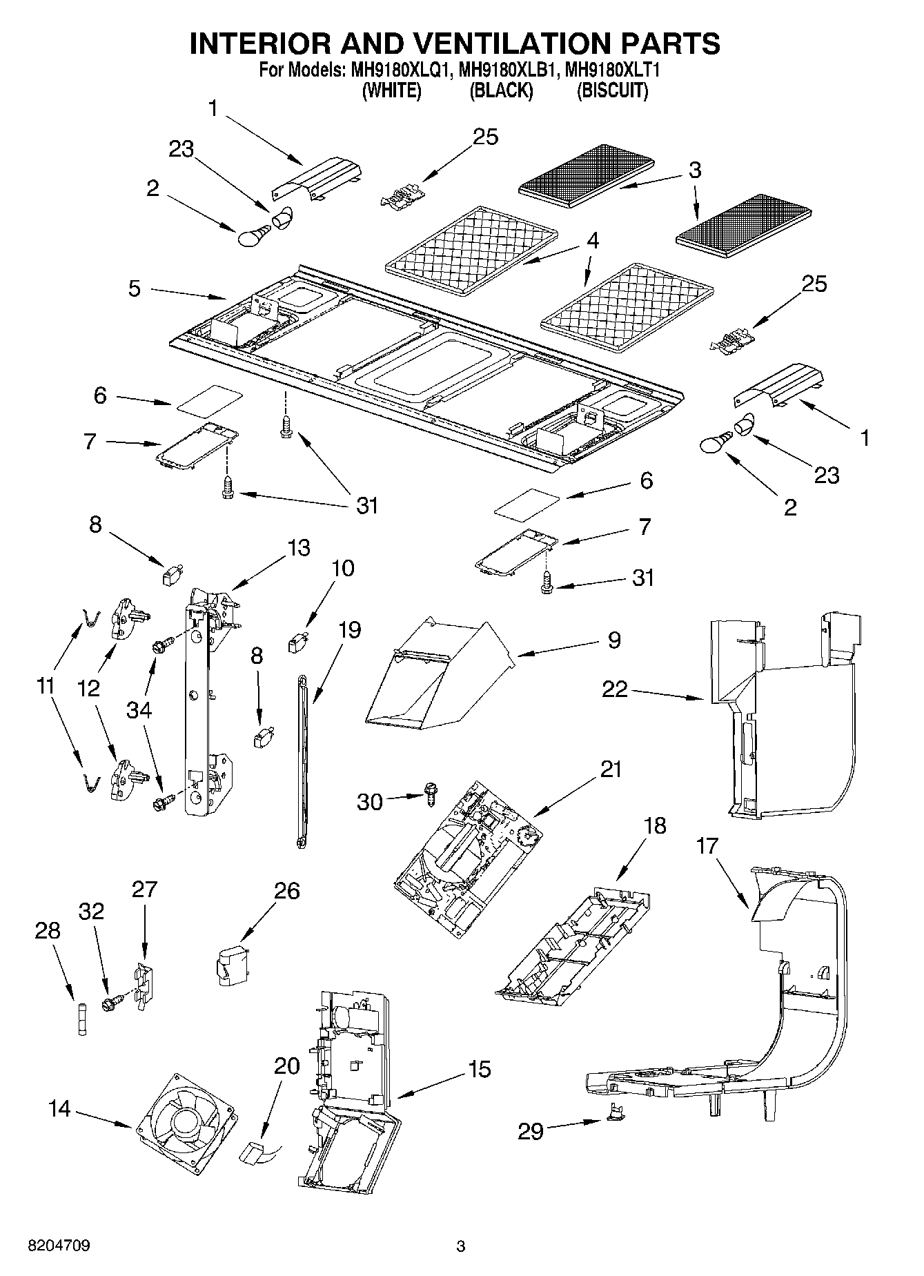 03 - INTERIOR AND VENTILATION PARTS