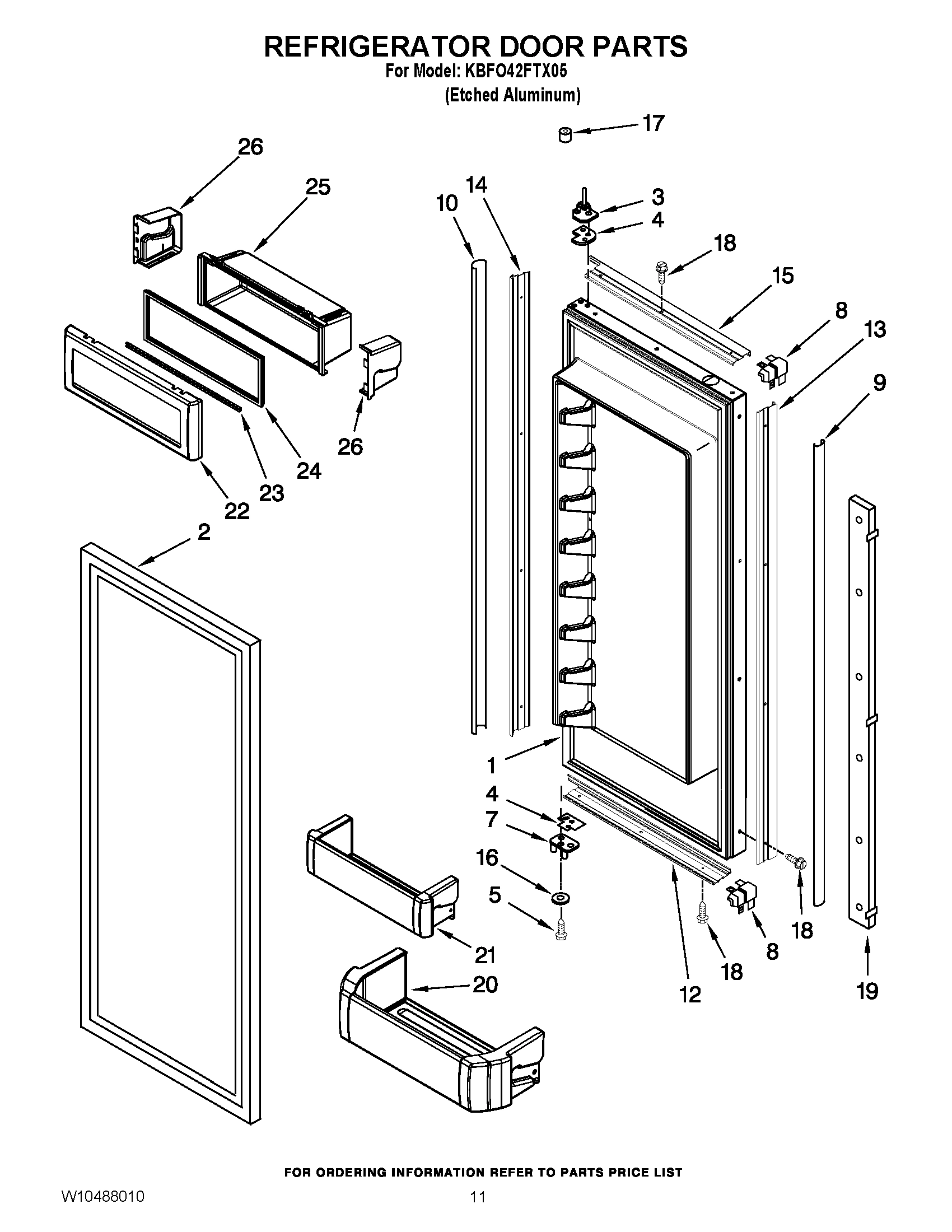 07 - REFRIGERATOR DOOR PARTS