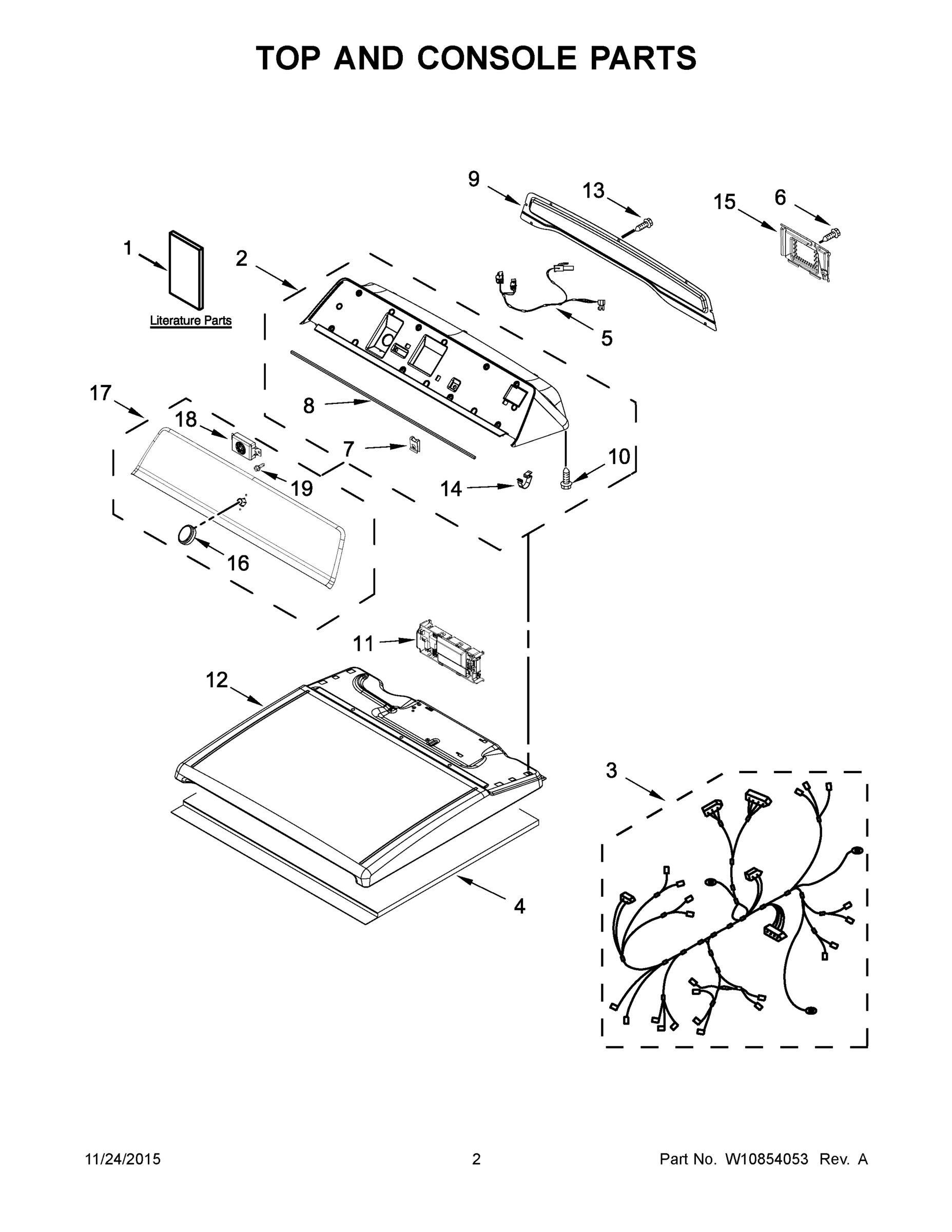 02 - TOP AND CONSOLE PARTS