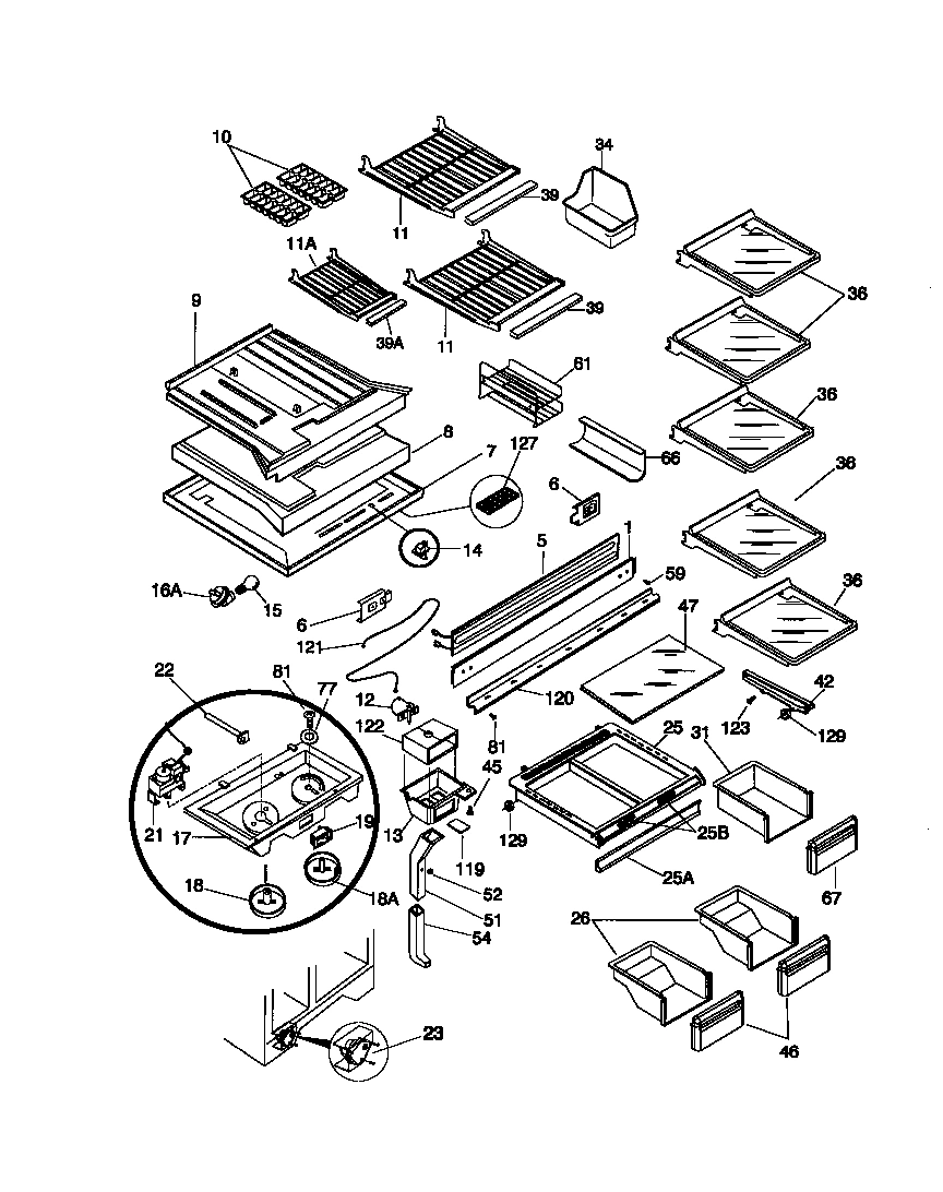 04 - SHELVES/CONTROLS
