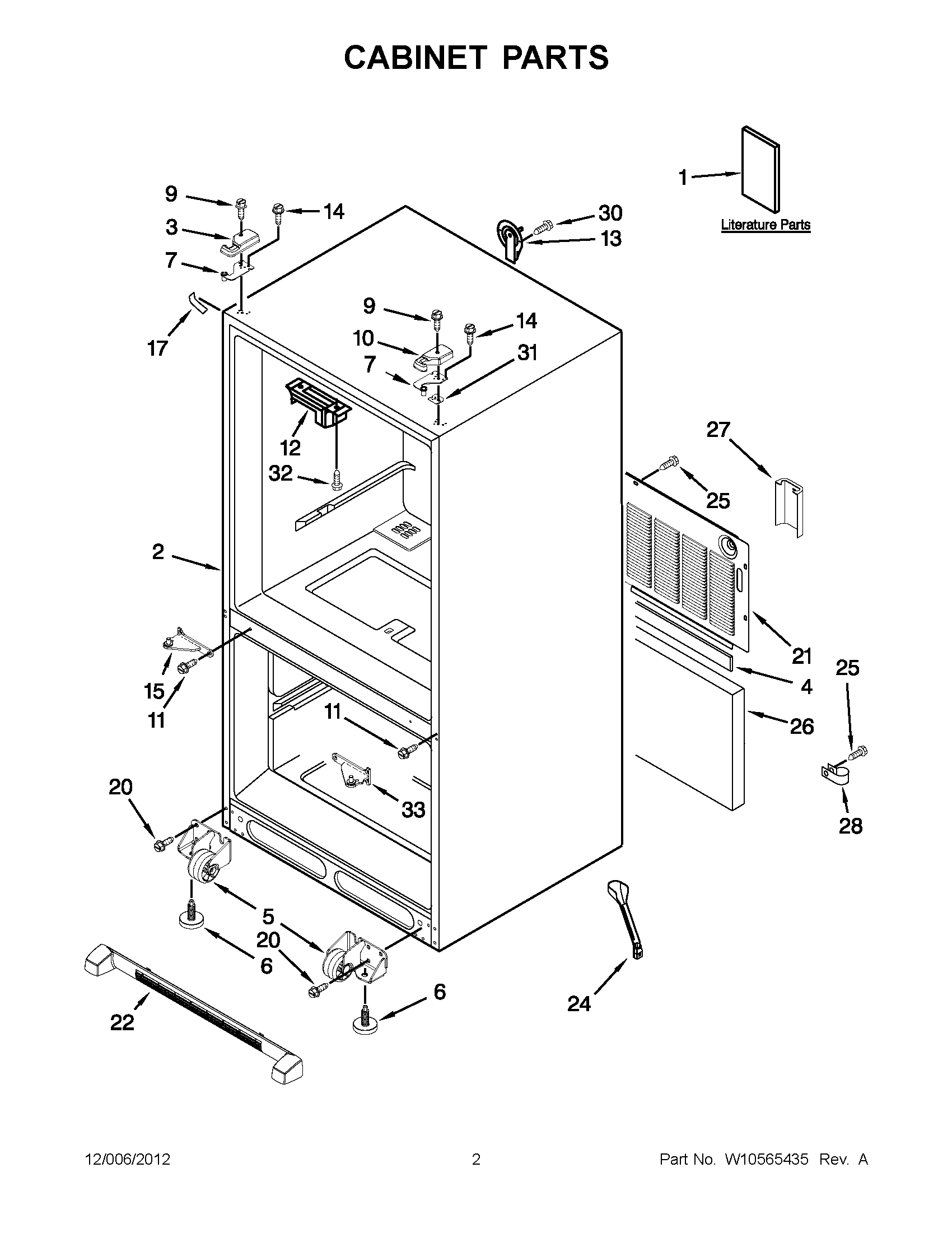 01 - CABINET PARTS