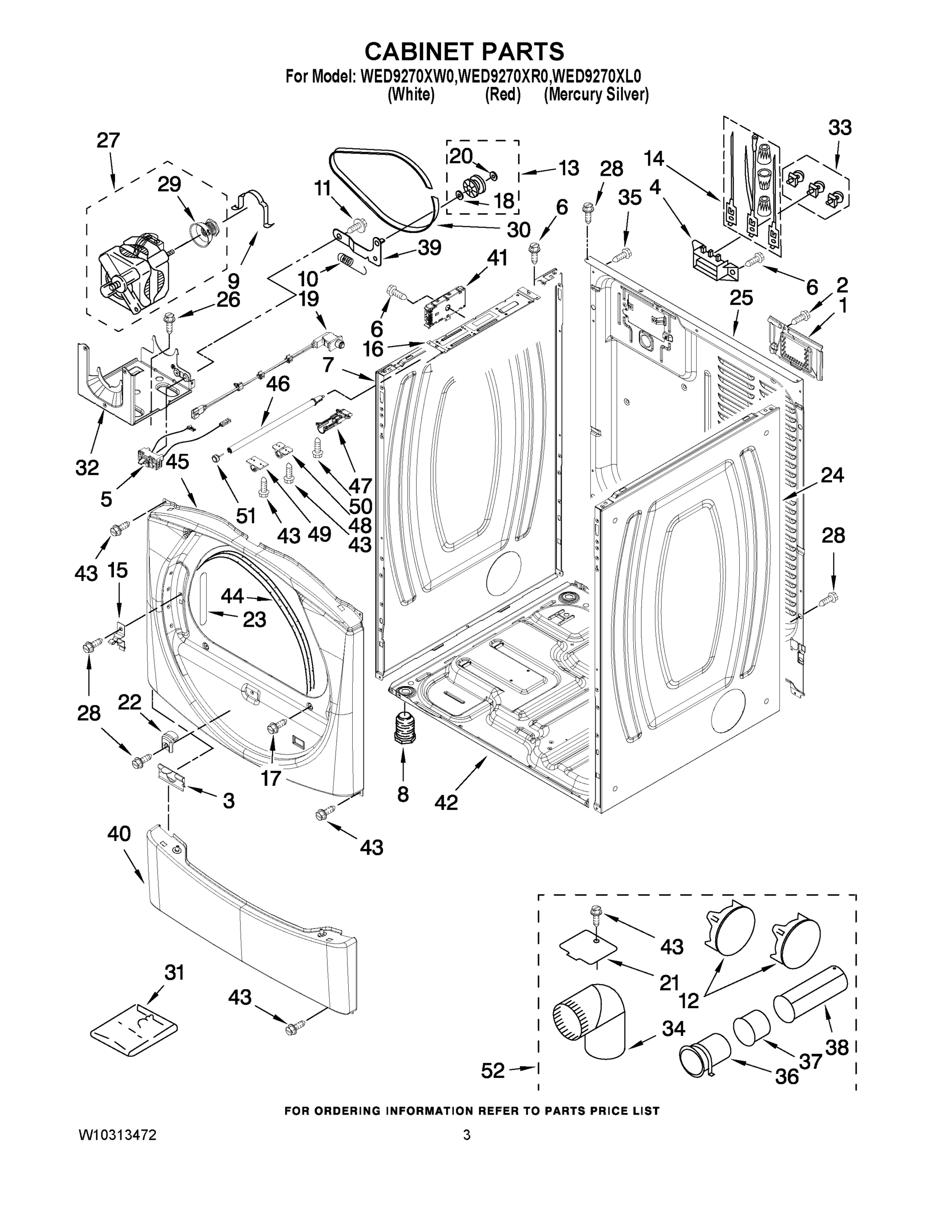 02 - CABINET PARTS