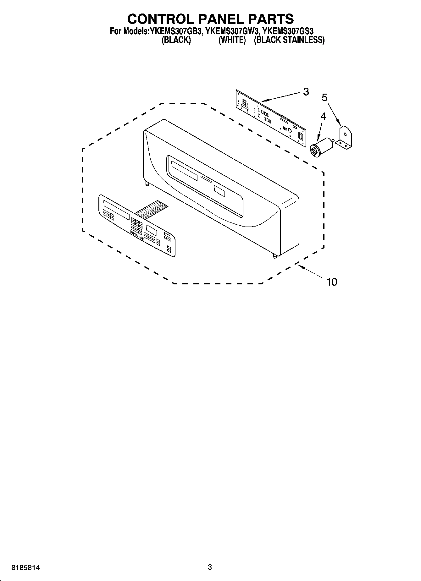 02 - CONTROL PANEL PARTS