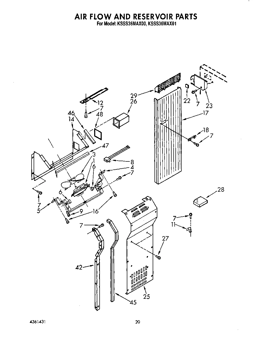 14 - AIR FLOW AND RESERVOIR