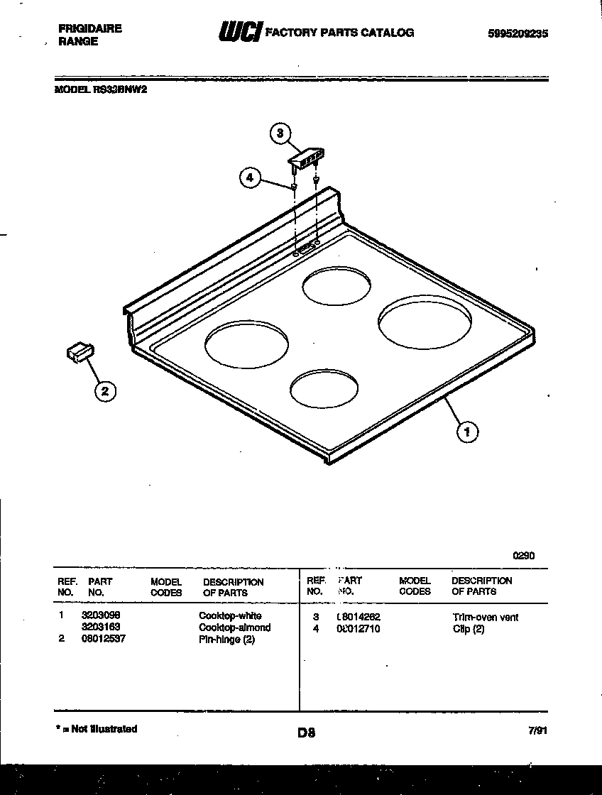 03 - COOKTOP PARTS