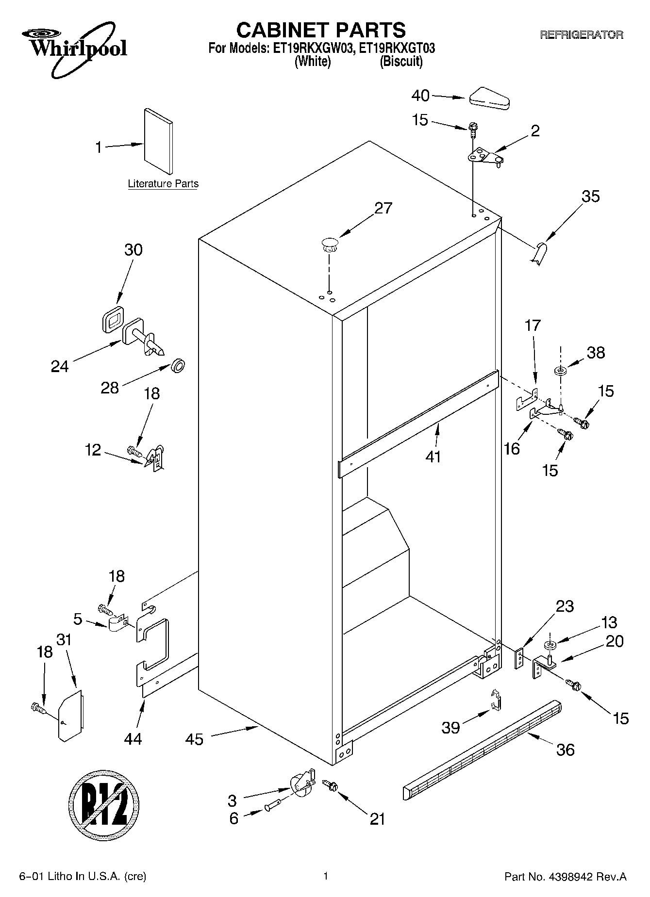 01 - CABINET, LITERATURE
