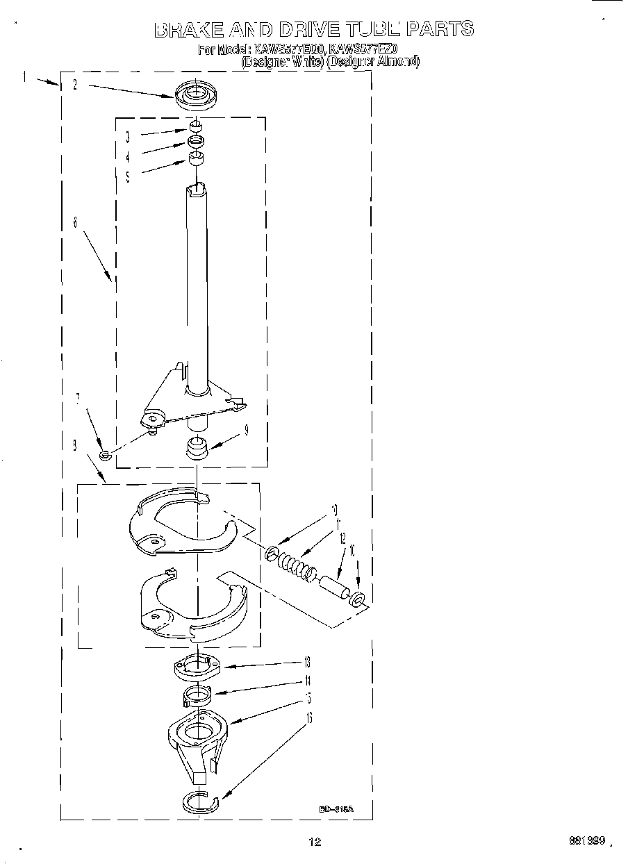 09 - BRAKE AND DRIVE TUBE