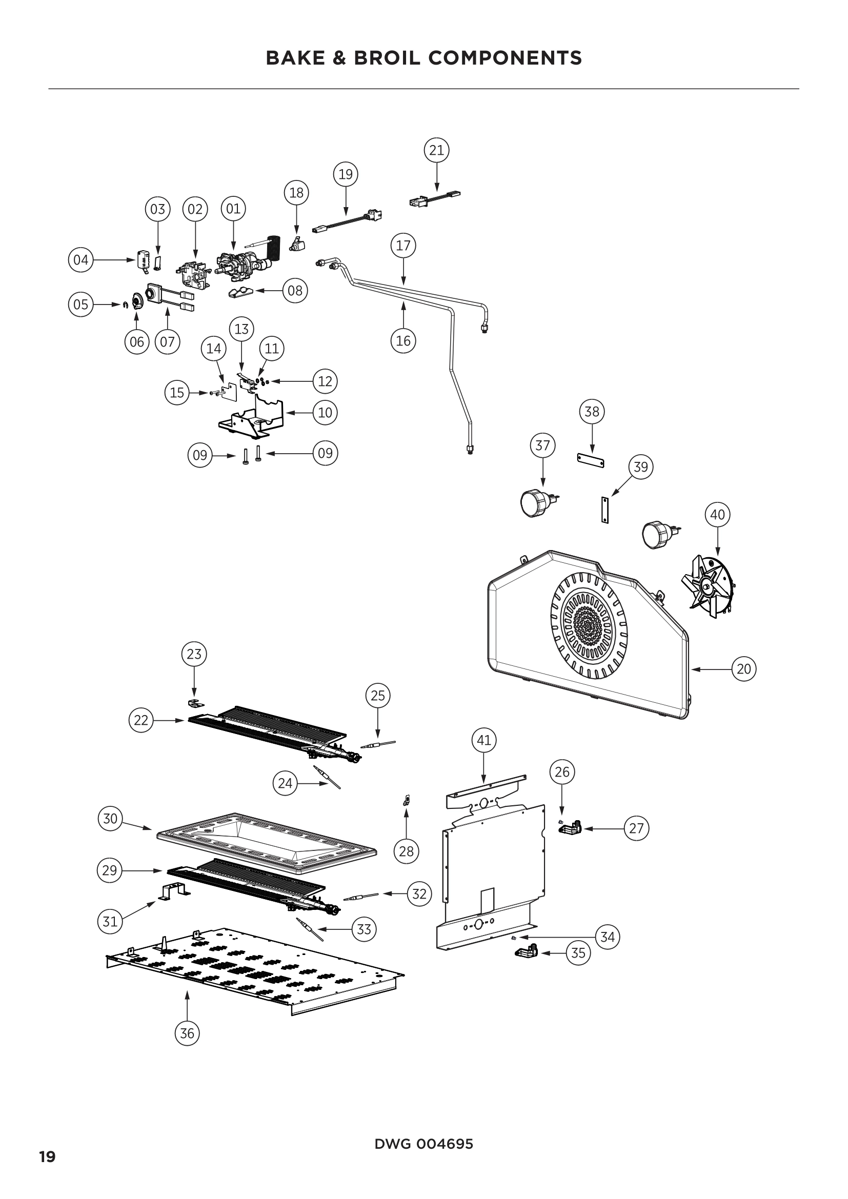 BAKE & BROIL COMPONENTS