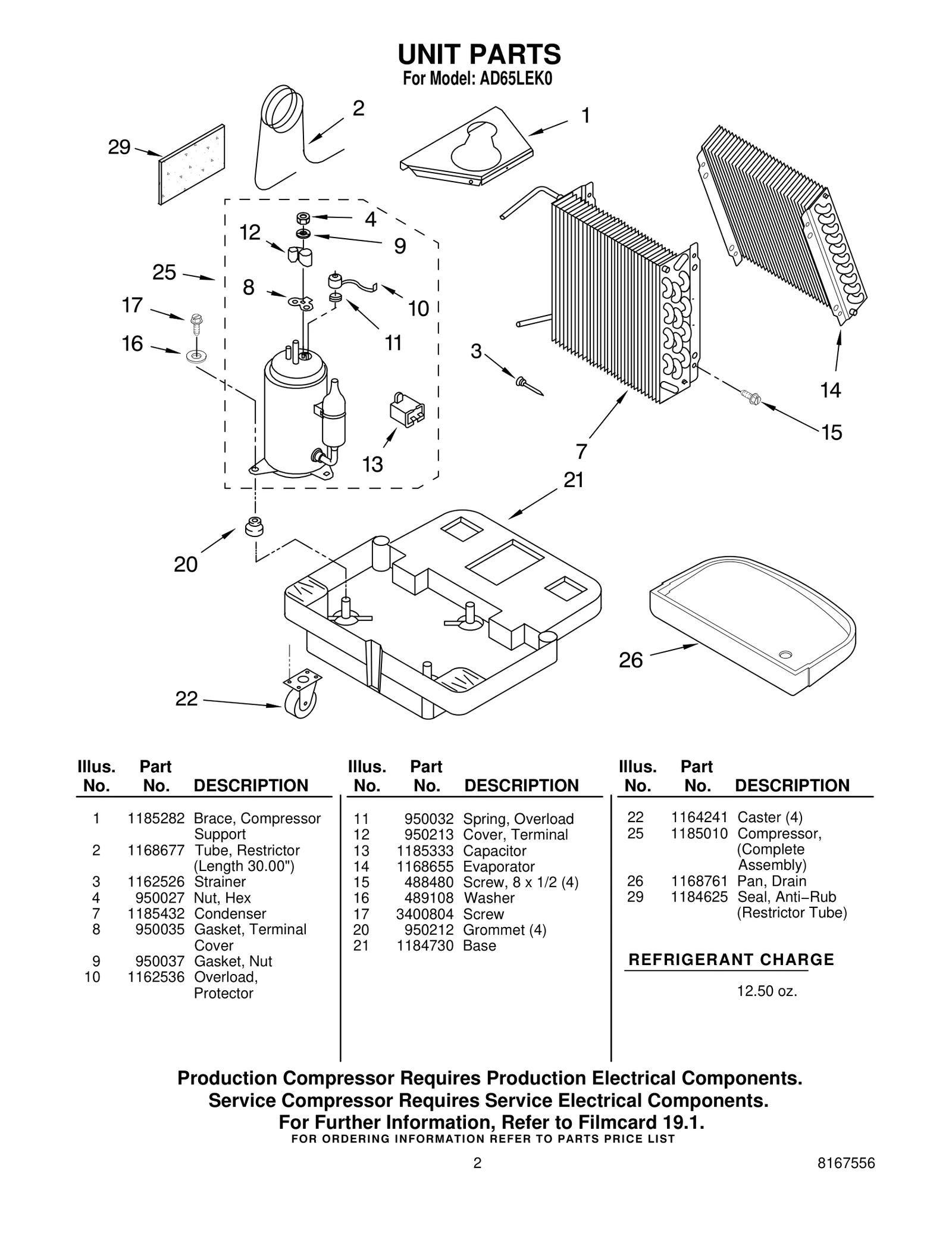 UNIT PARTS