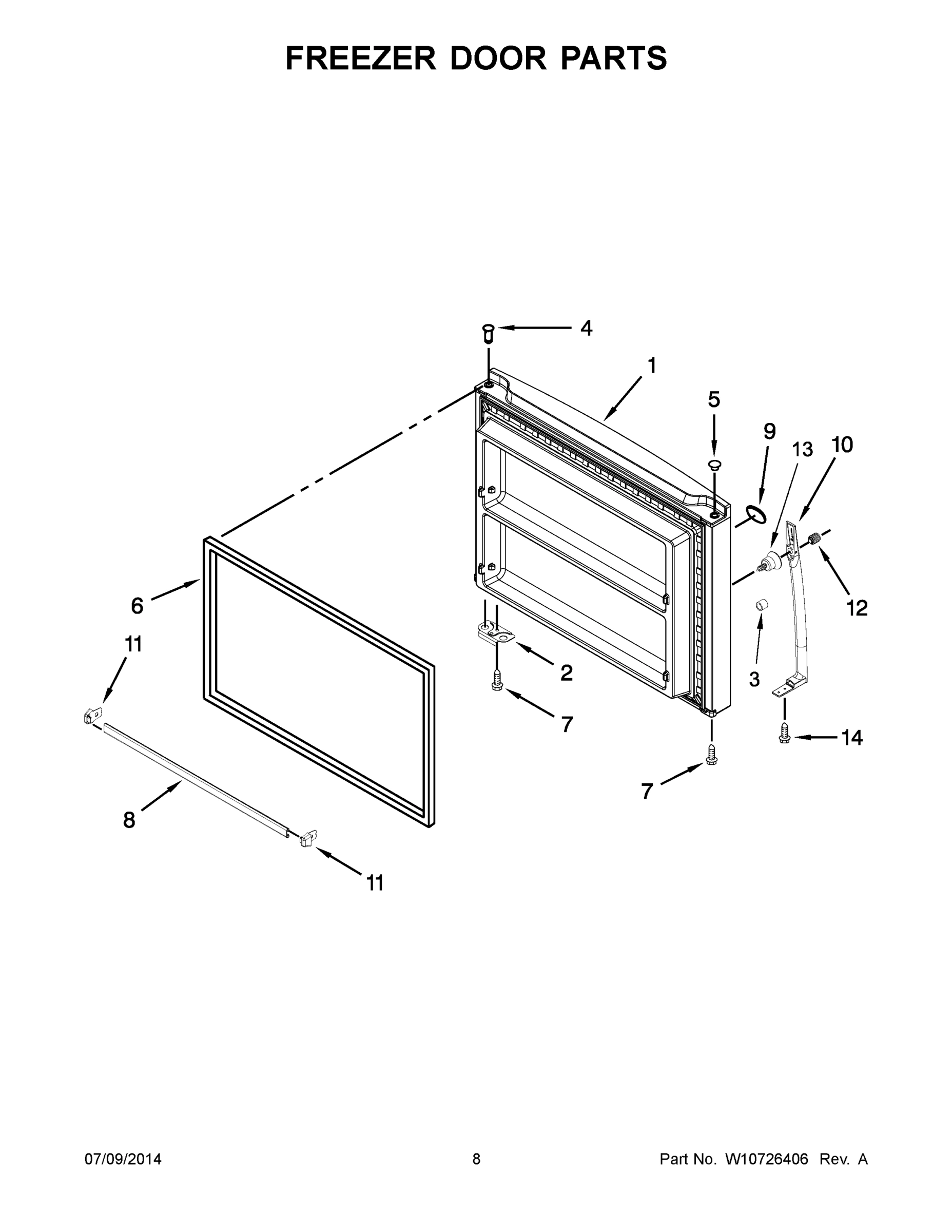 05 - FREEZER DOOR PARTS