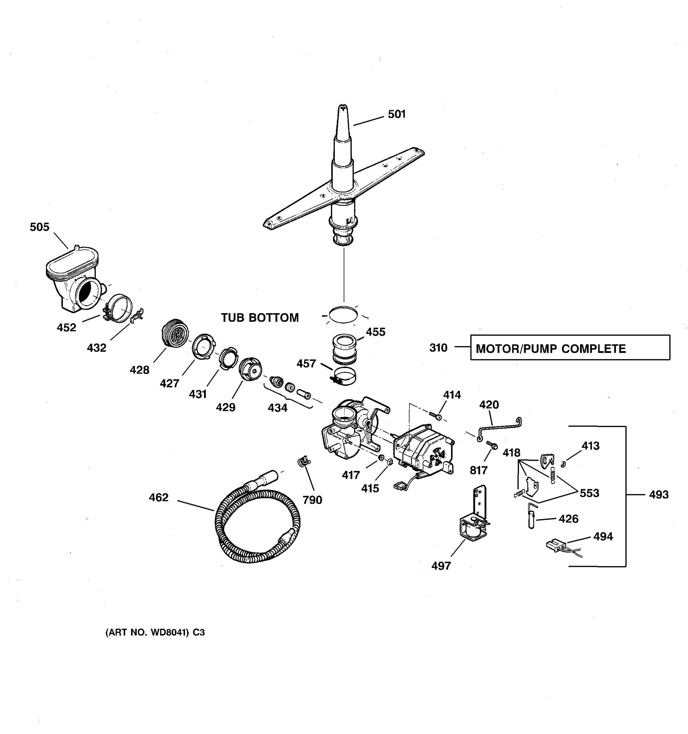 MOTOR-PUMP MECHANISM