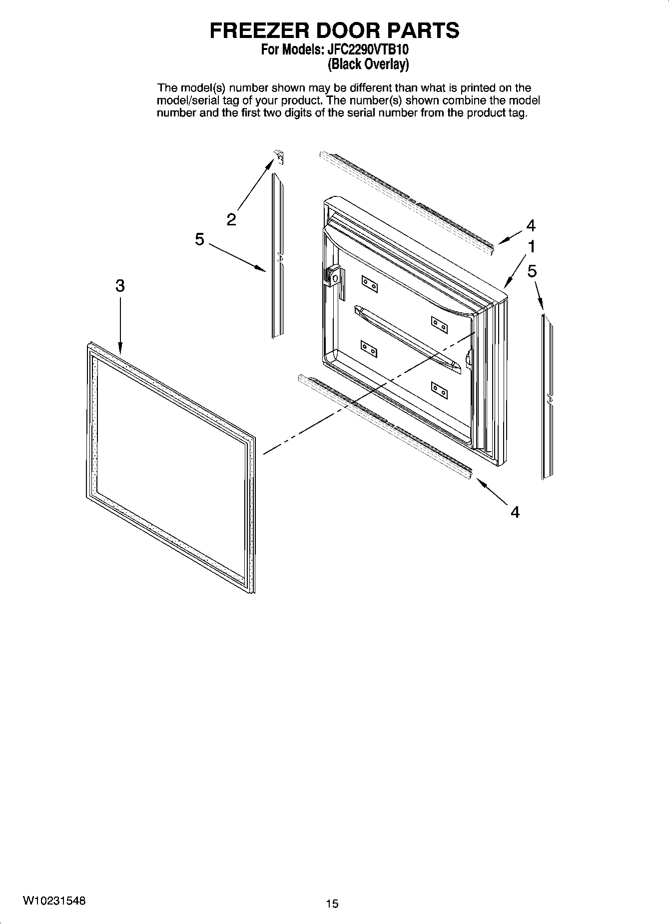 08 - FREEZER DOOR PARTS, OPTIONAL PARTS