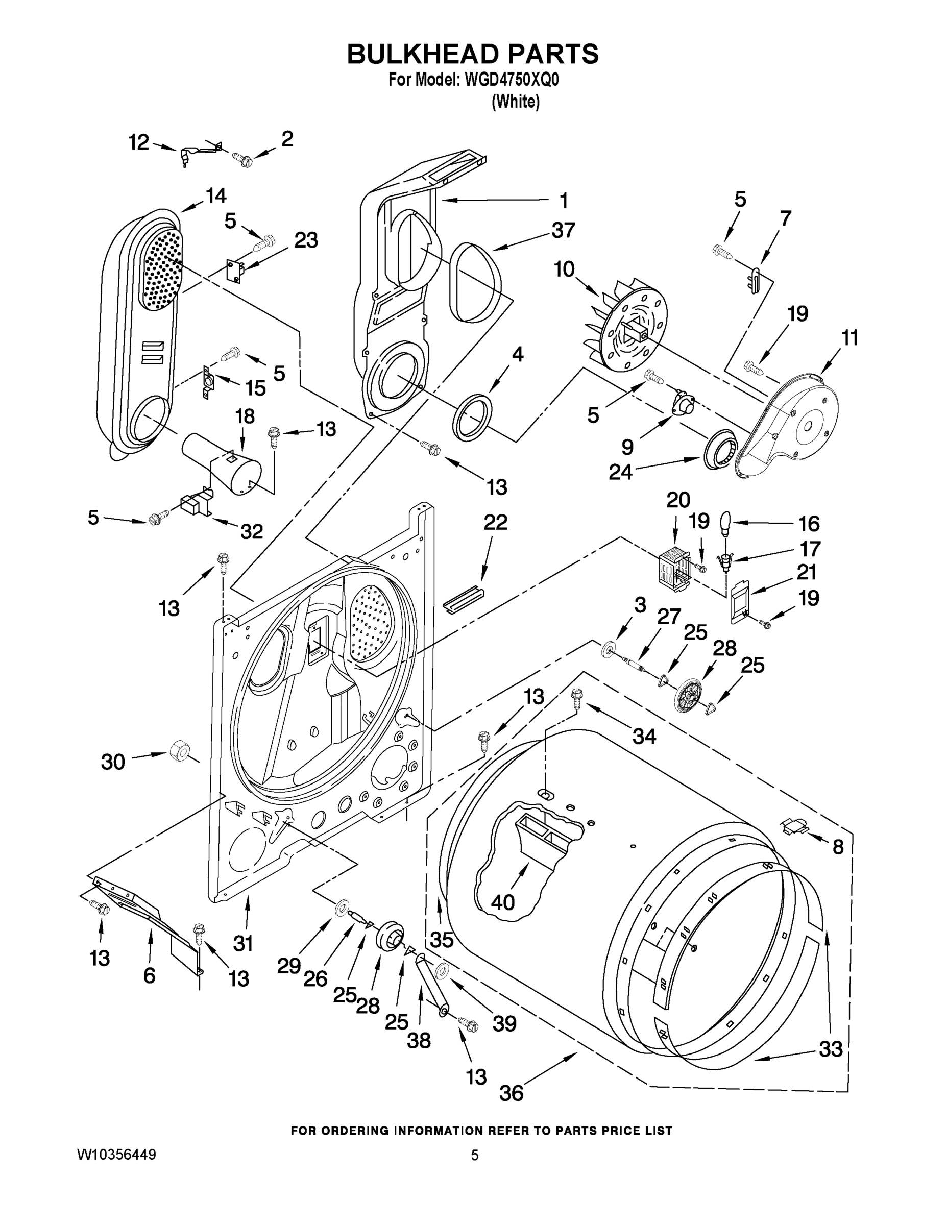 03 - BULKHEAD PARTS