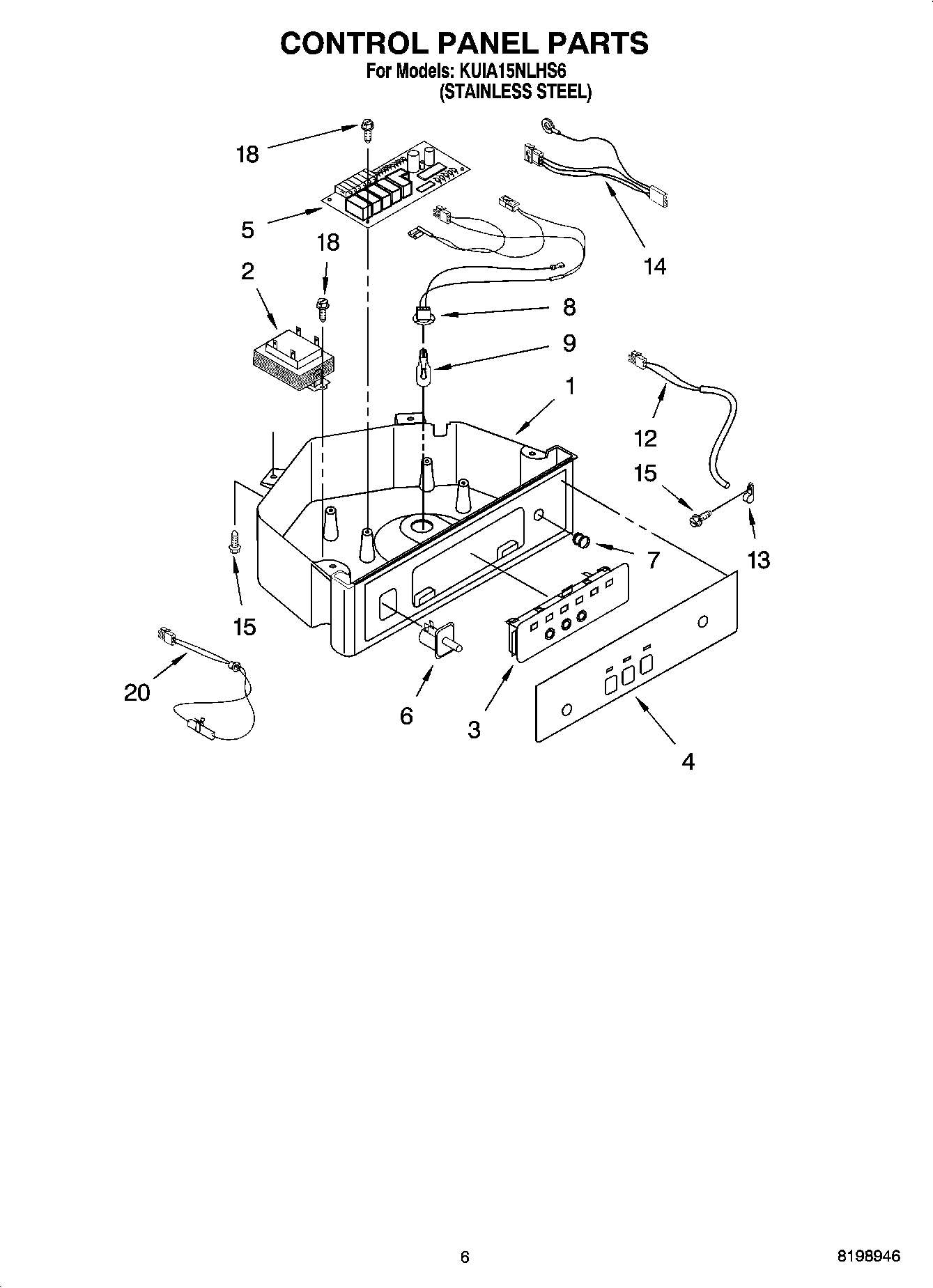 04 - CONTROL PANEL PARTS