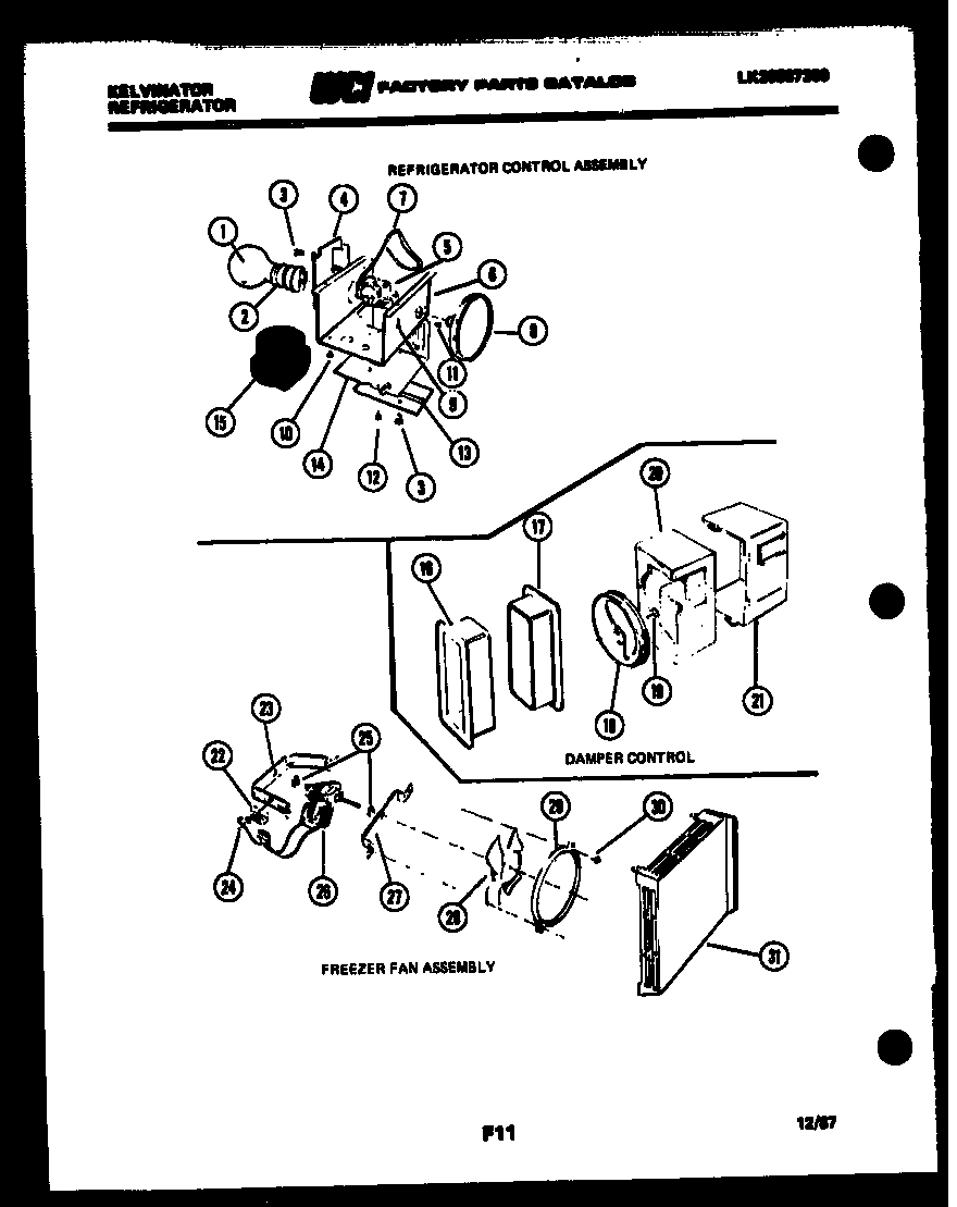 06 - REFRIGERATOR CONTROL ASSEMBLY, DAMP