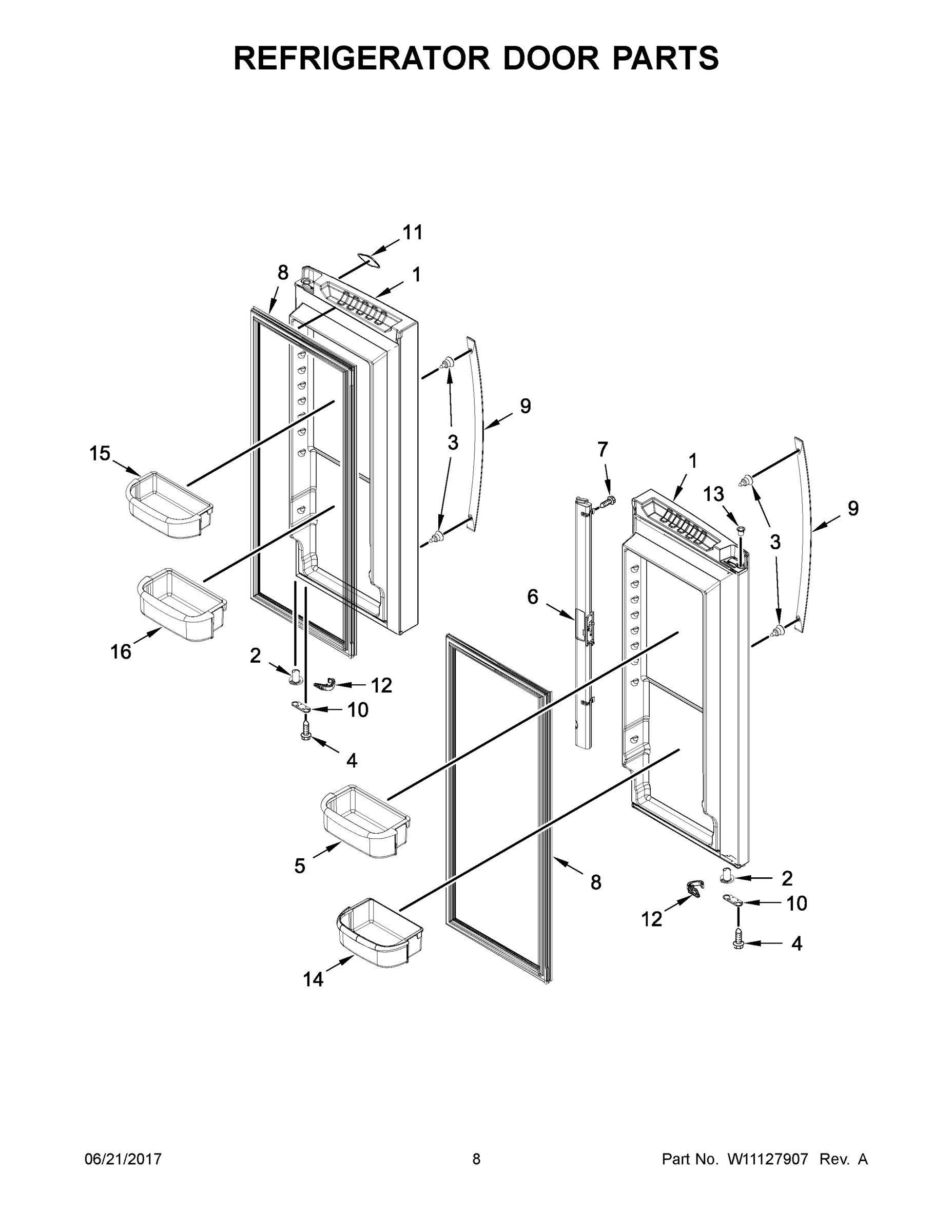05 - REFRIGERATOR DOOR PARTS