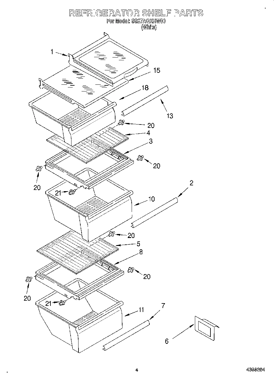 03 - REFRIGERATOR SHELF