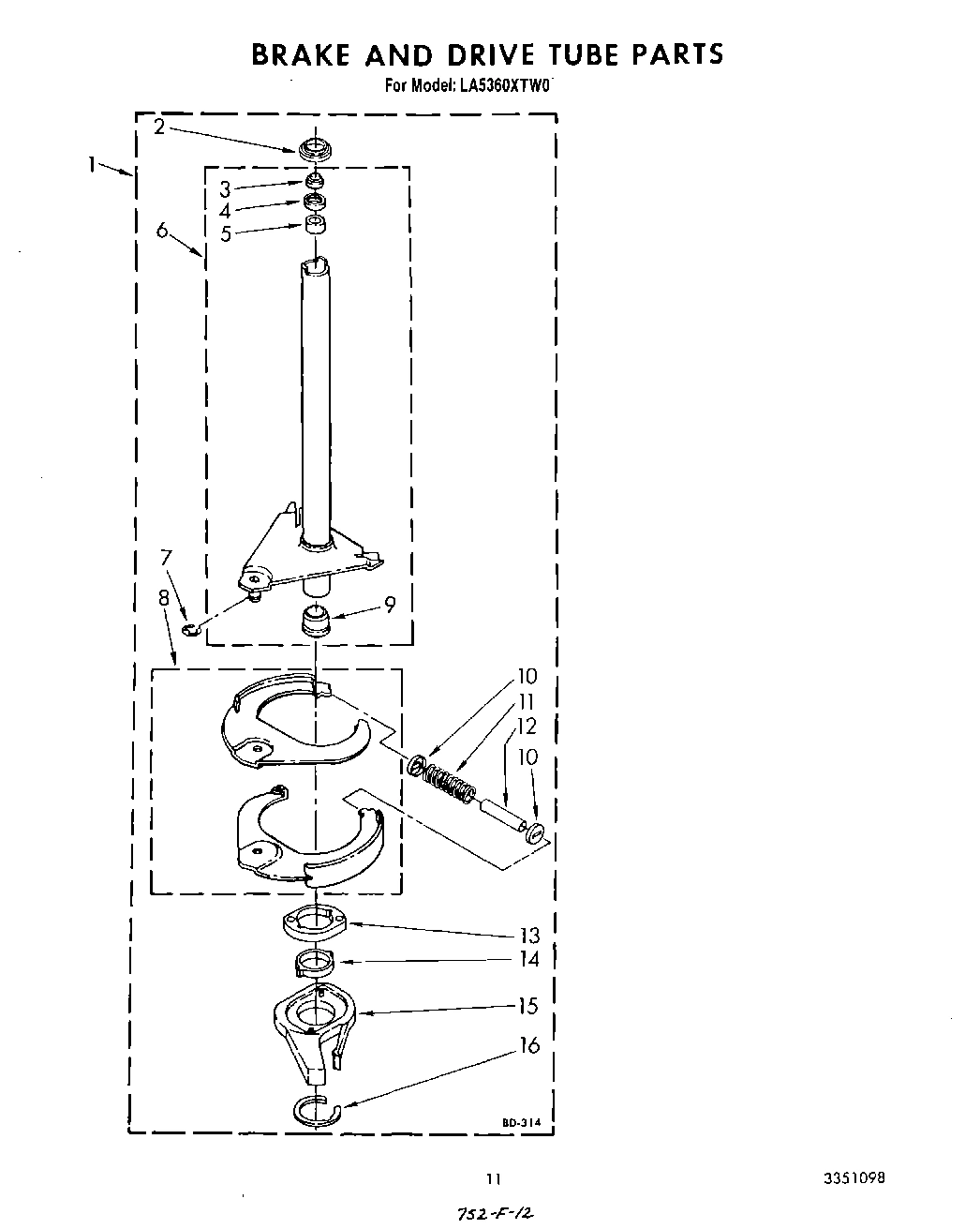 09 - BRAKE AND DRIVE TUBE