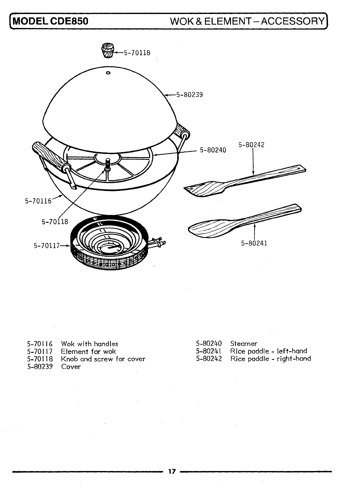 01 - ACCESSORY - WOK & ELEMENT