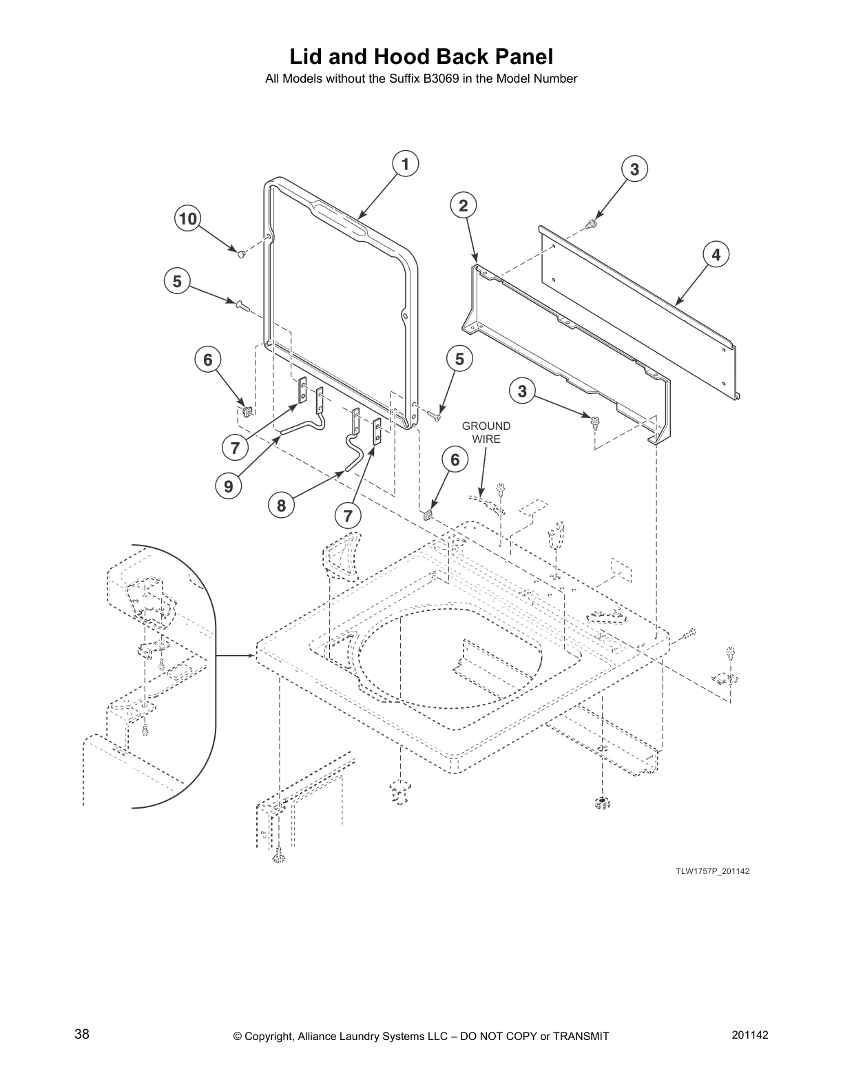 Lid and Hood Back Panel