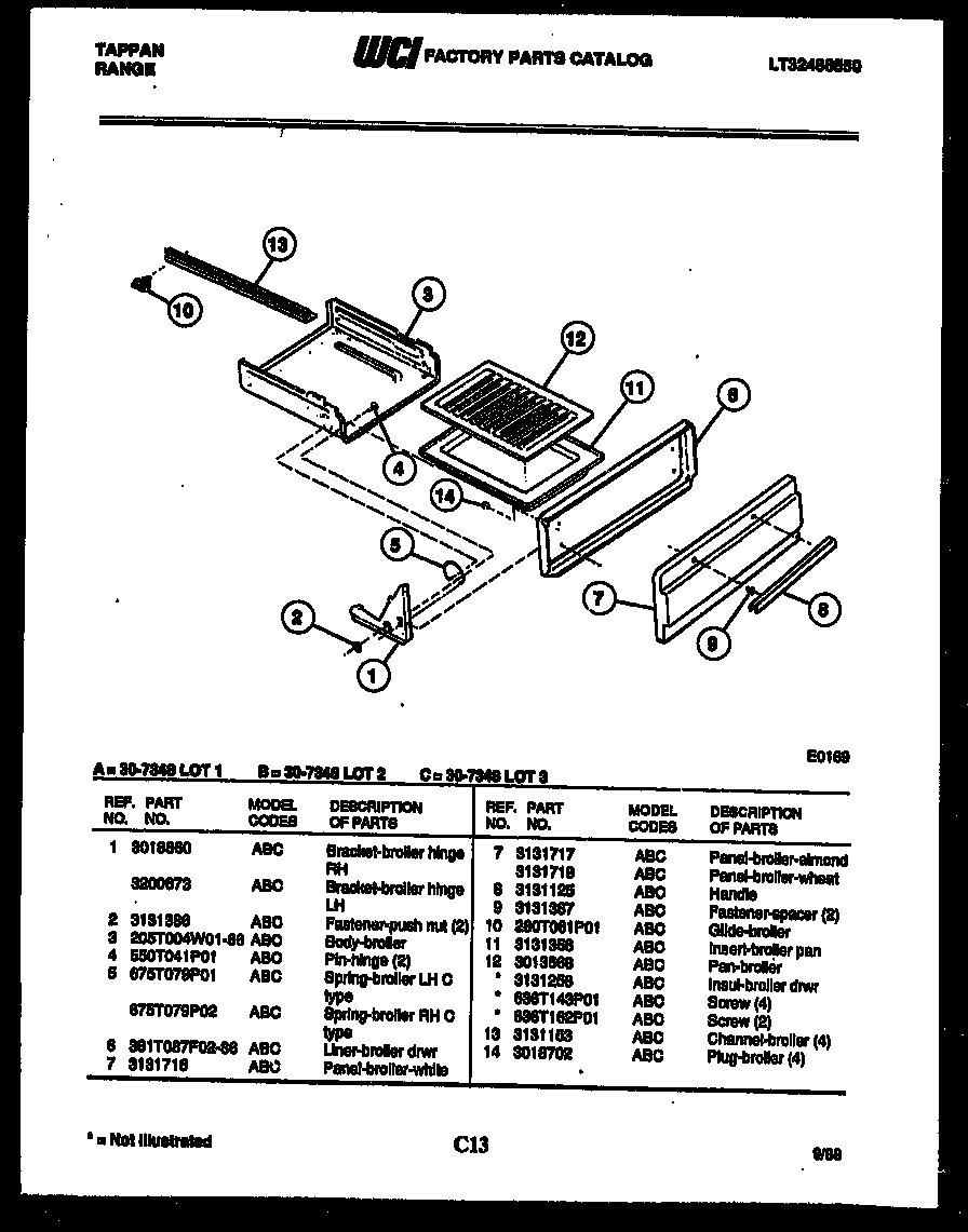 07 - BROILER DRAWER PARTS