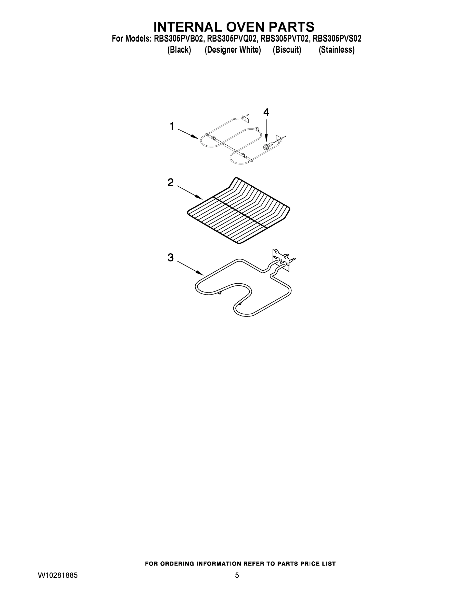 04 - INTERNAL OVEN PARTS