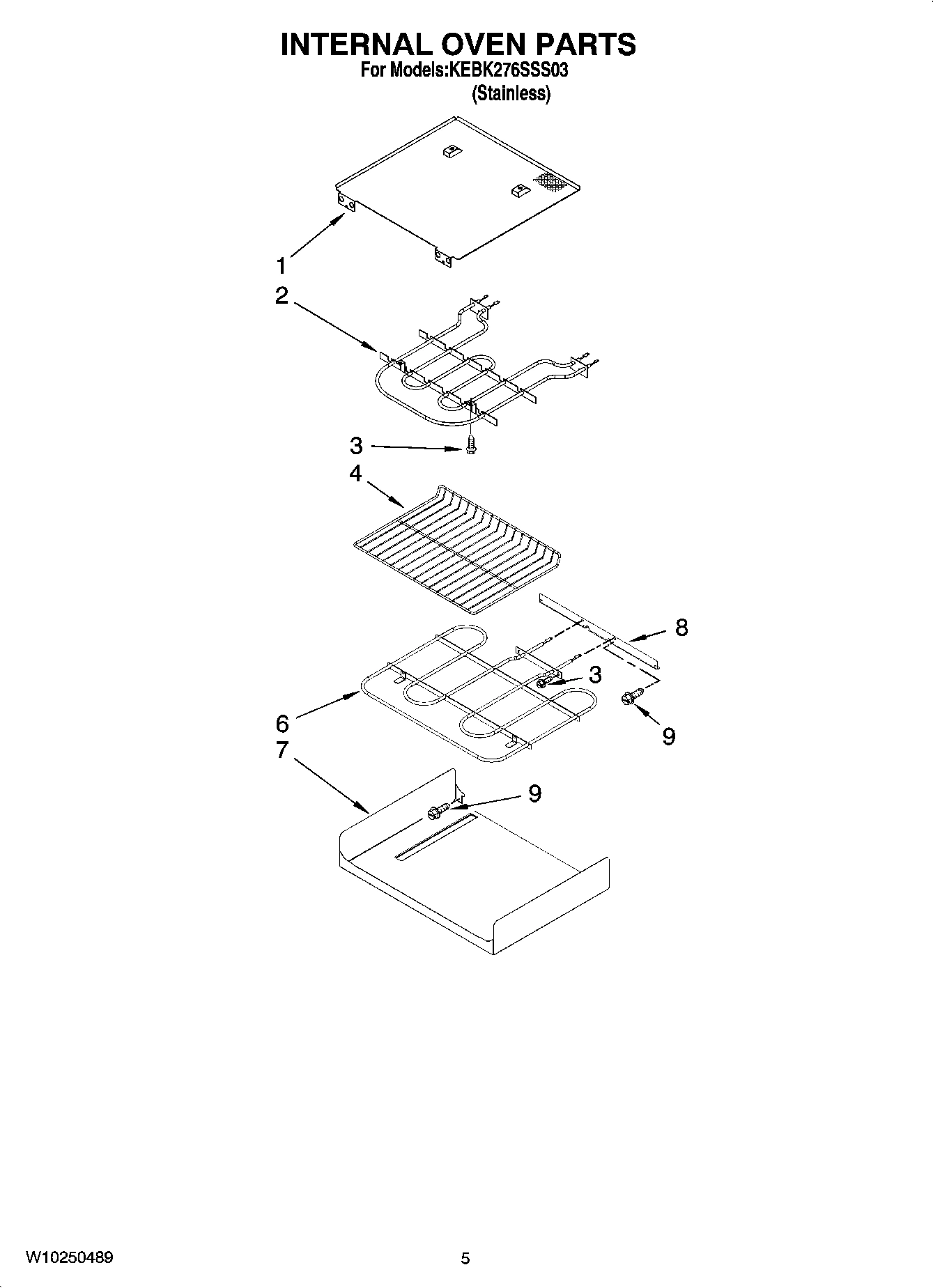 04 - INTERNAL OVEN PARTS