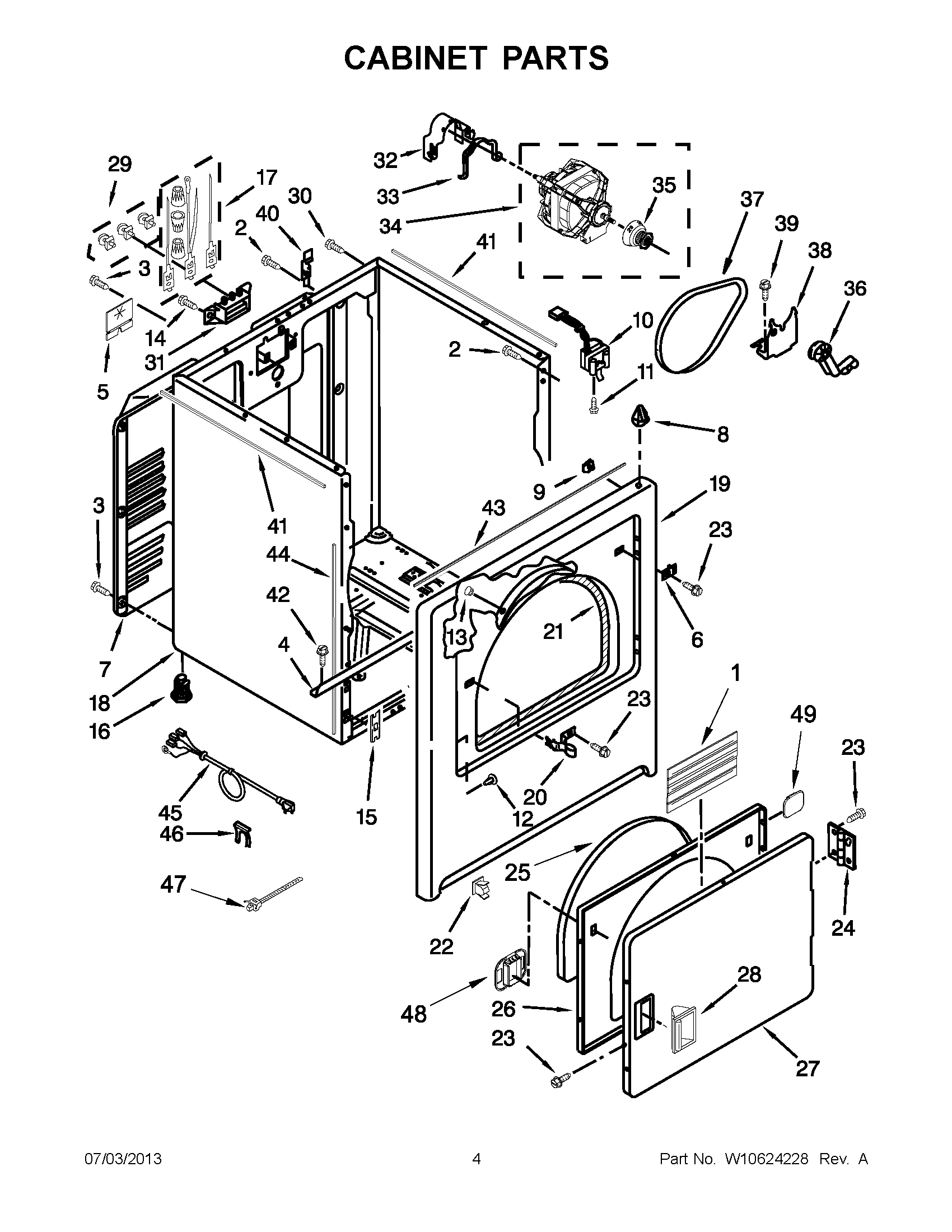 02 - CABINET PARTS