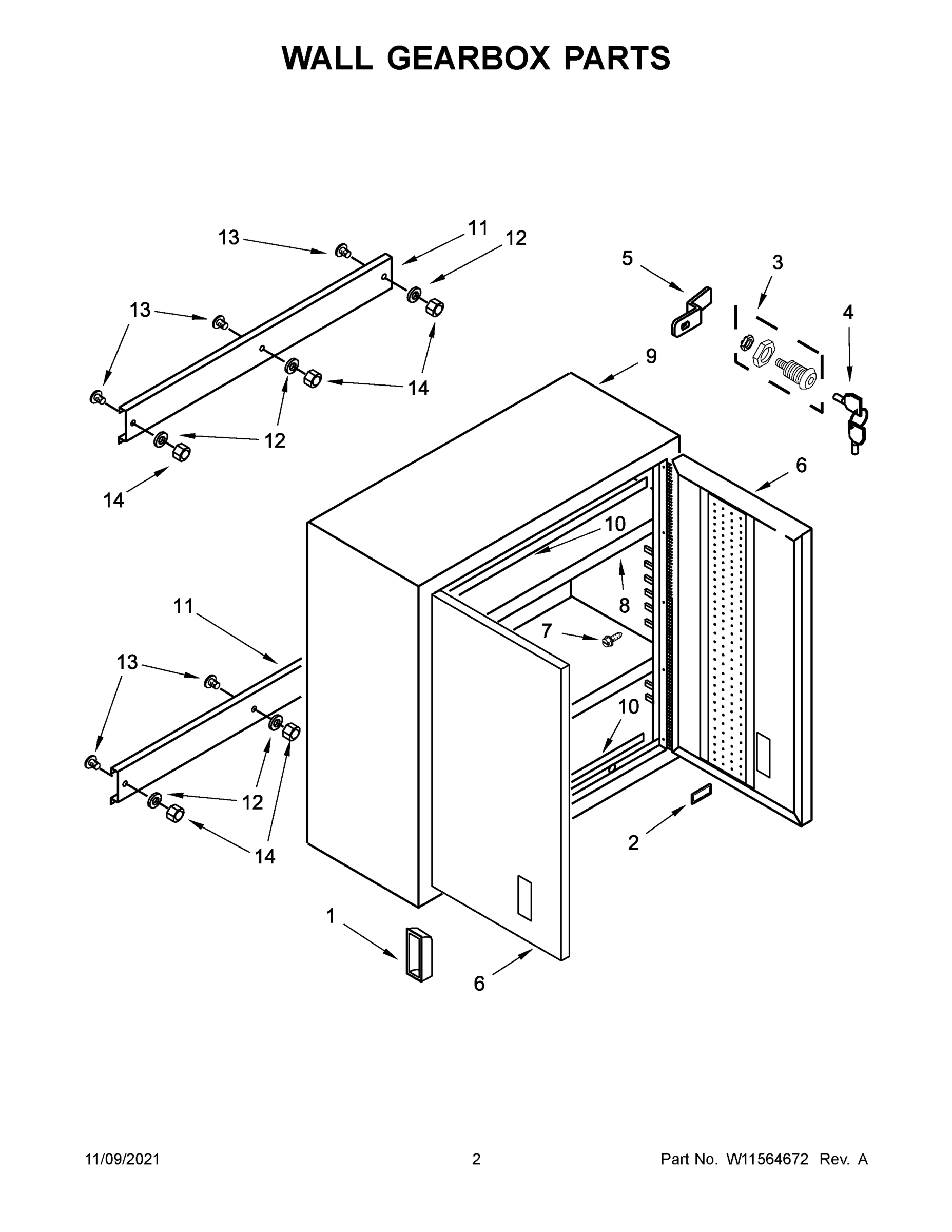 02 - WALL GEARBOX PARTS