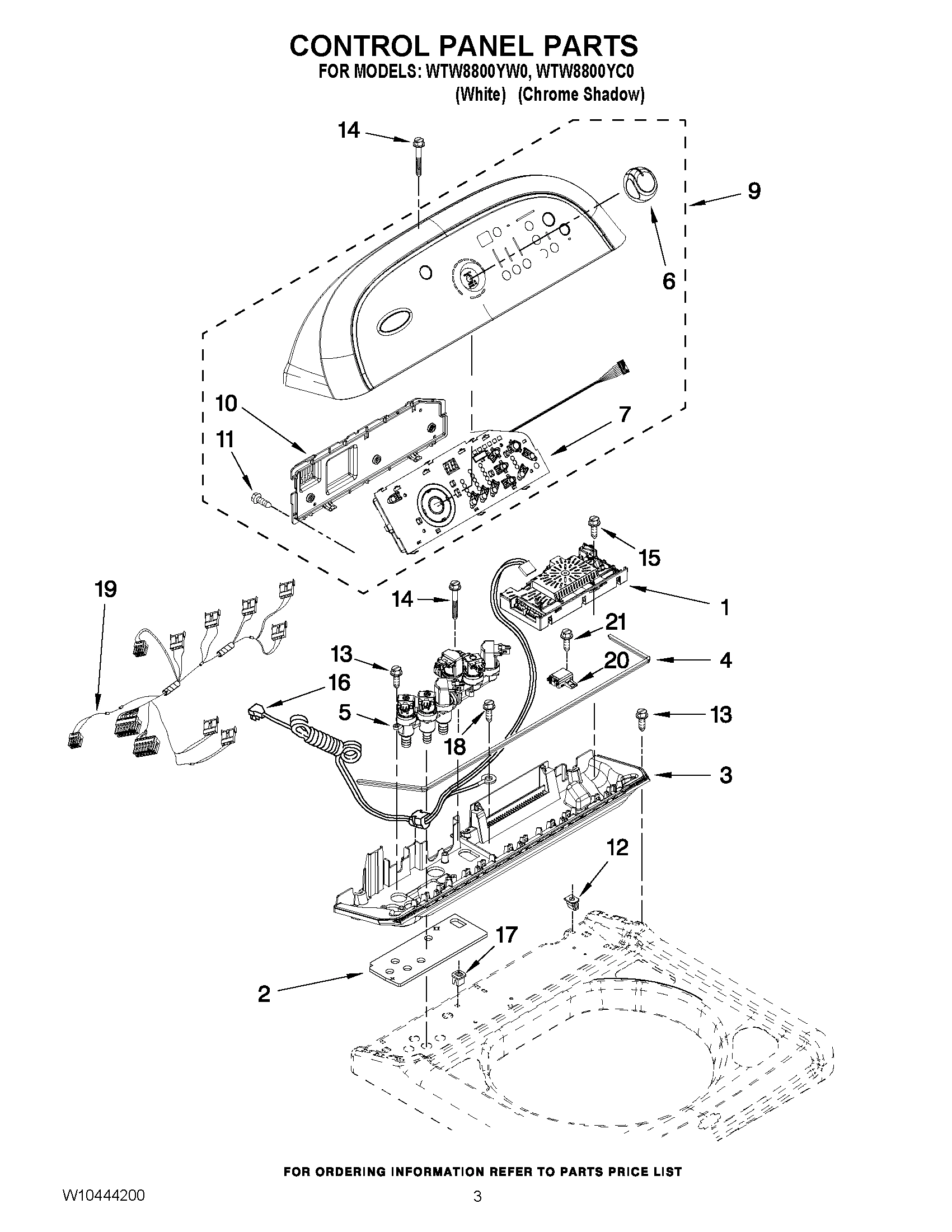 02 - CONTROL PANEL PARTS