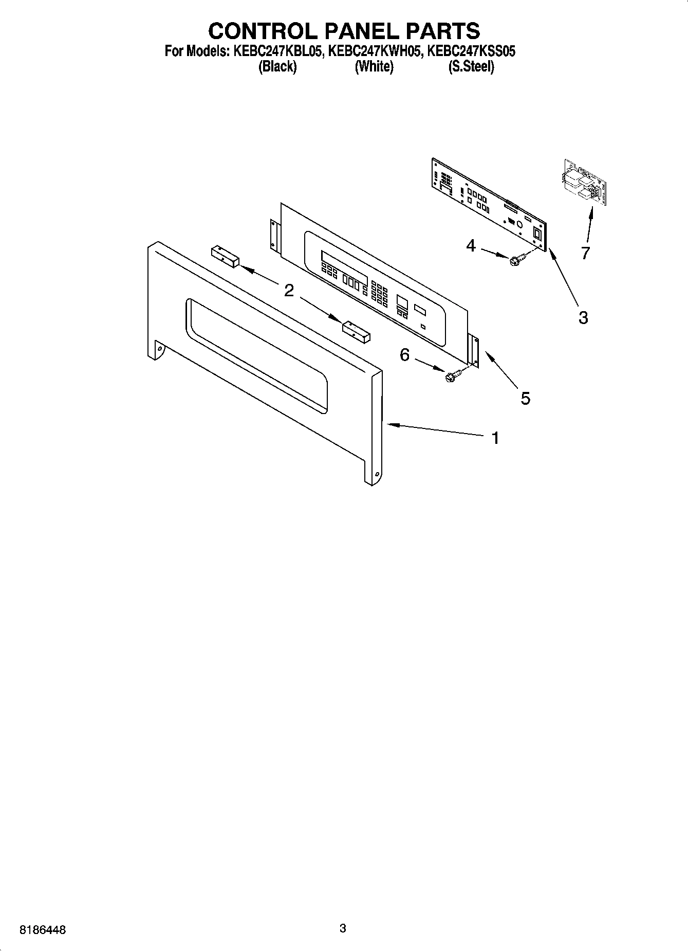 02 - CONTROL PANEL PARTS