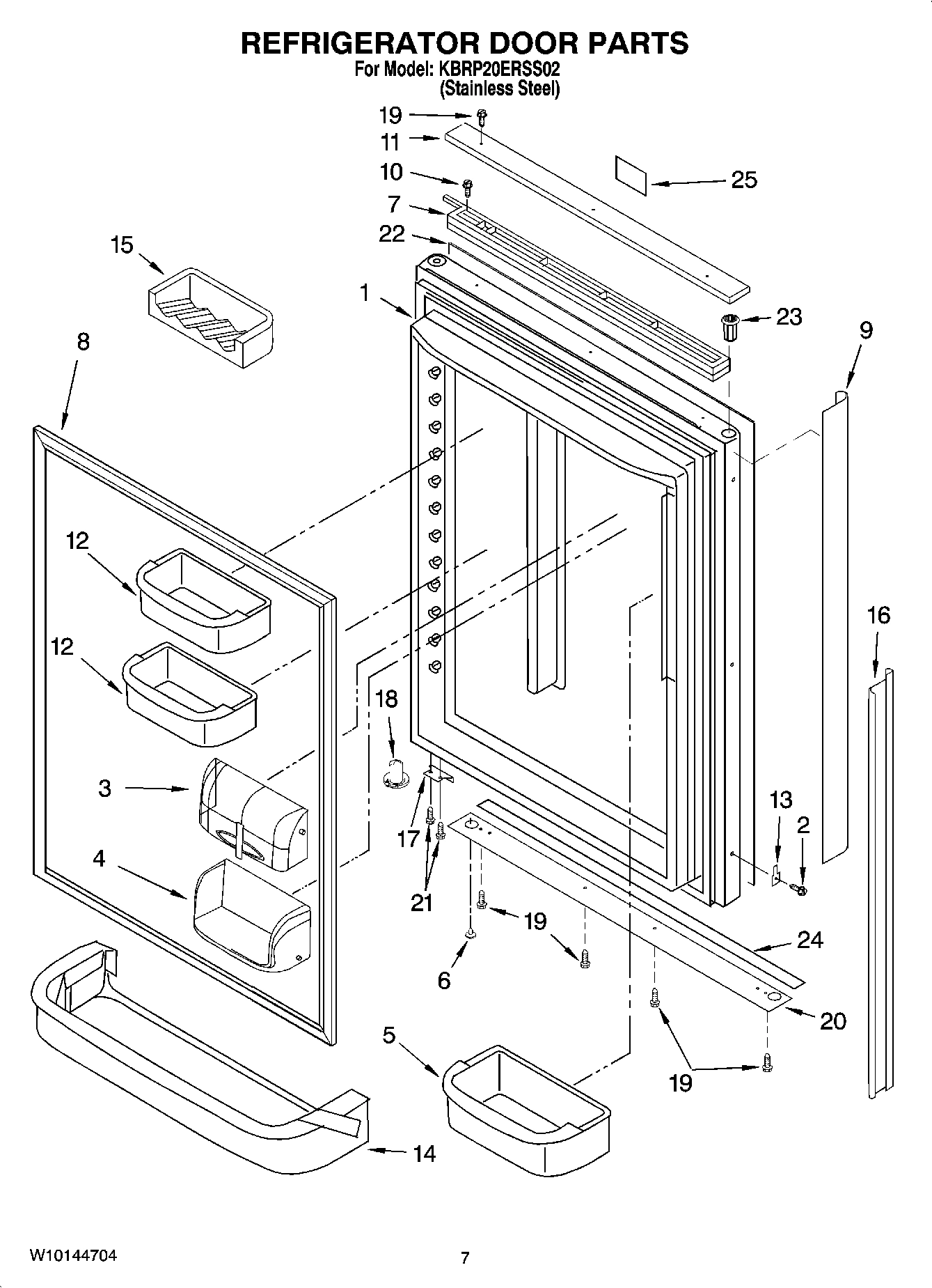 04 - REFRIGERATOR DOOR PARTS
