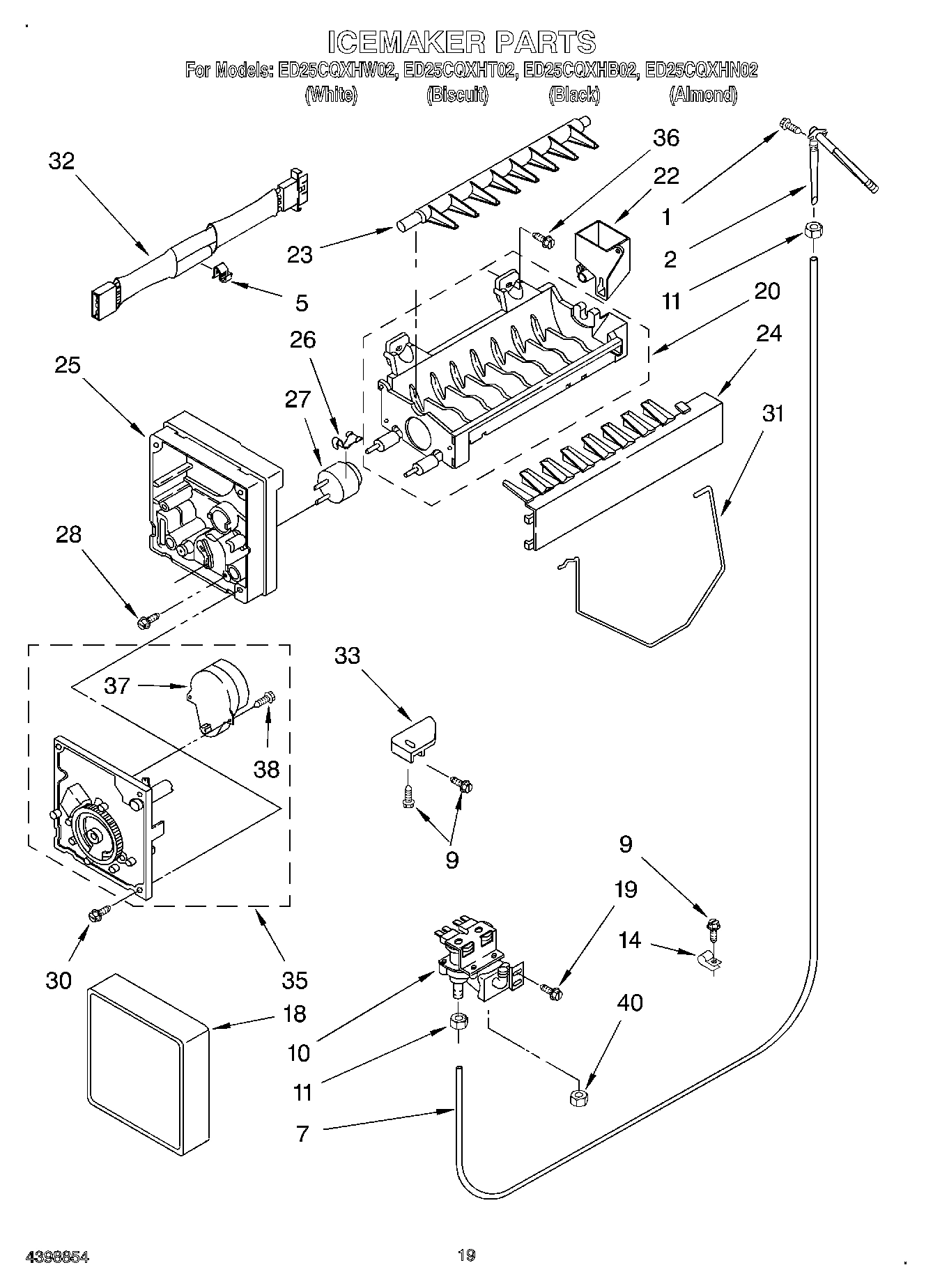 12 - ICE MAKER, OPTIONAL