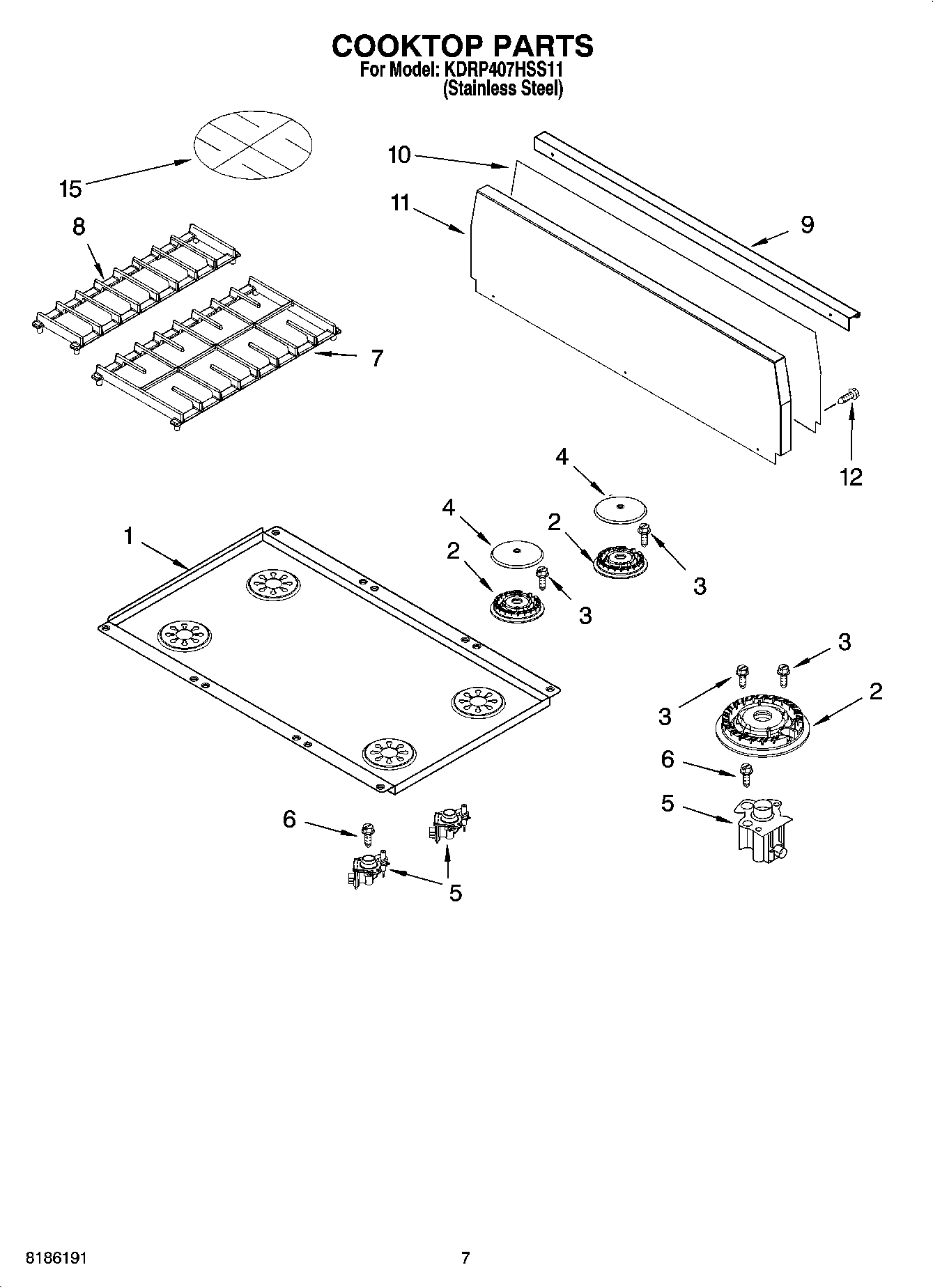 06 - COOKTOP PARTS