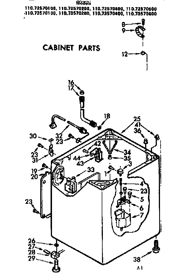 CABINET PARTS