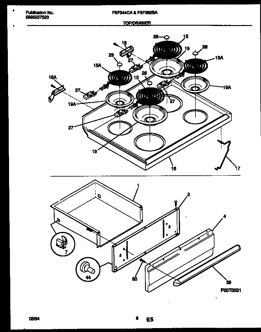 04 - COOKTOP AND DRAWER PARTS