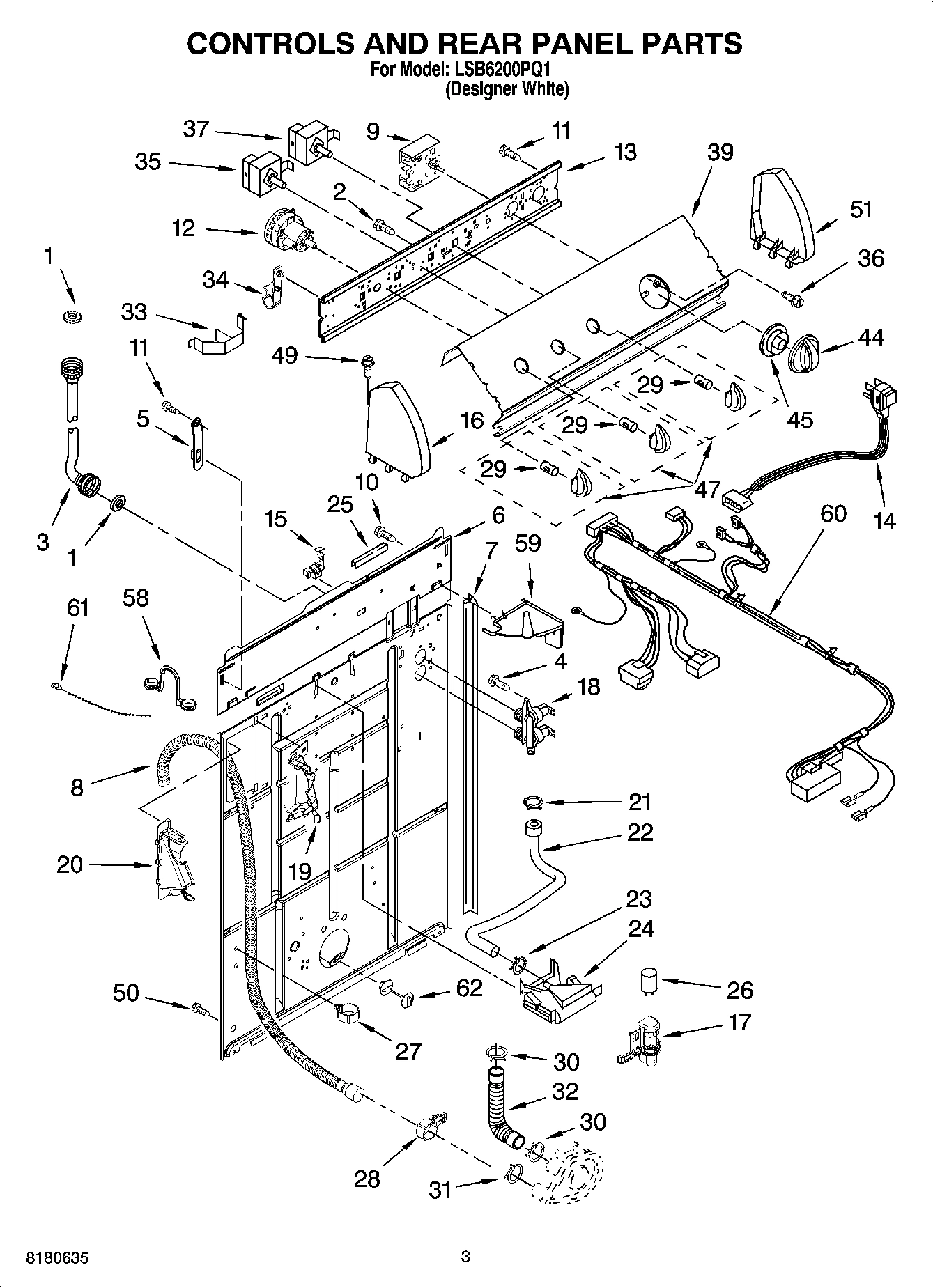 02 - CONTROLS AND REAR PANEL PARTS