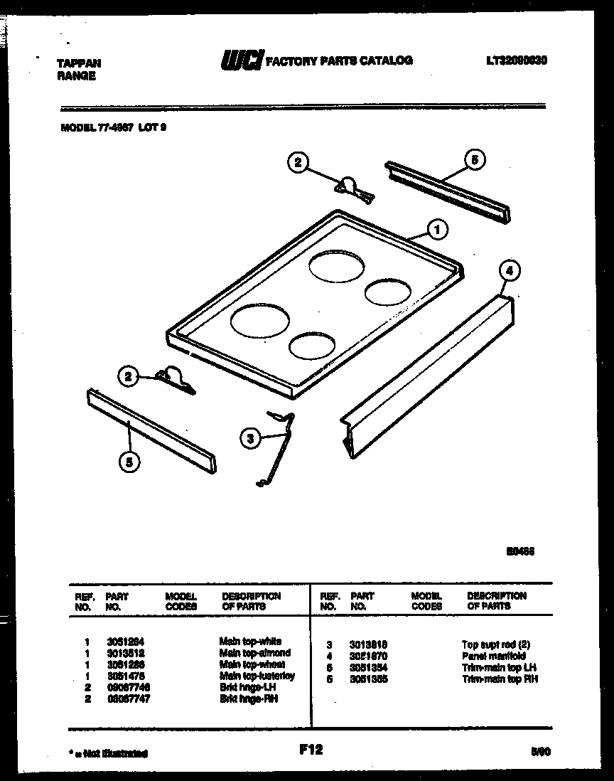 02 - COOKTOP PARTS